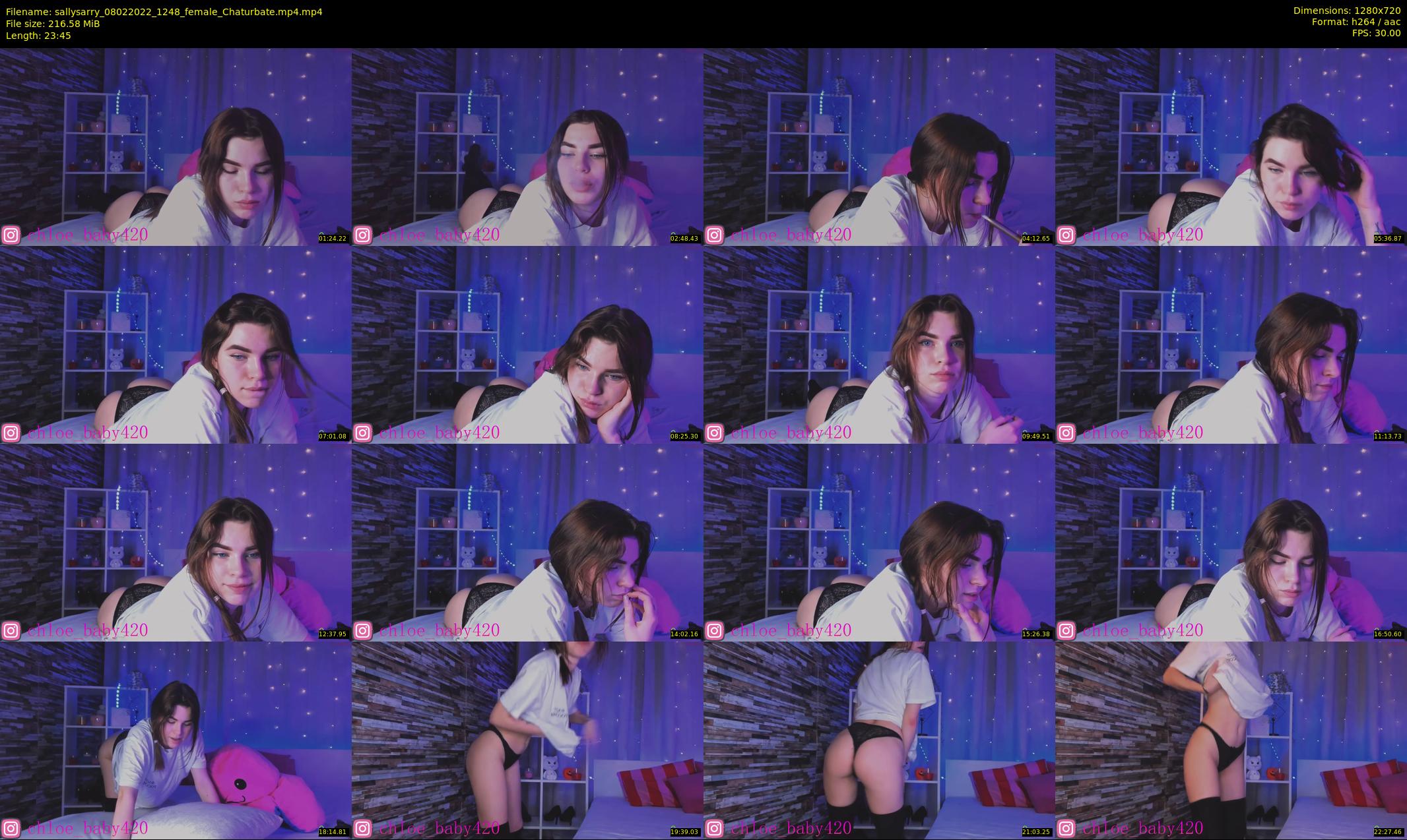 sallysarry — 24 minute Chaturbate couple cam show recording, 720p, Feb 8, 2022