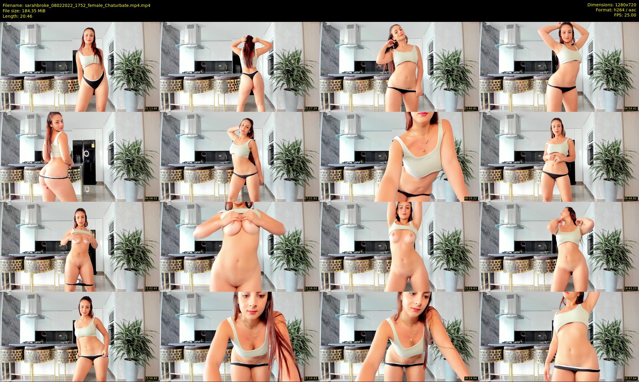 sarahbroke — 21 minute Chaturbate female cam show recording, 720p, Feb 8, 2022