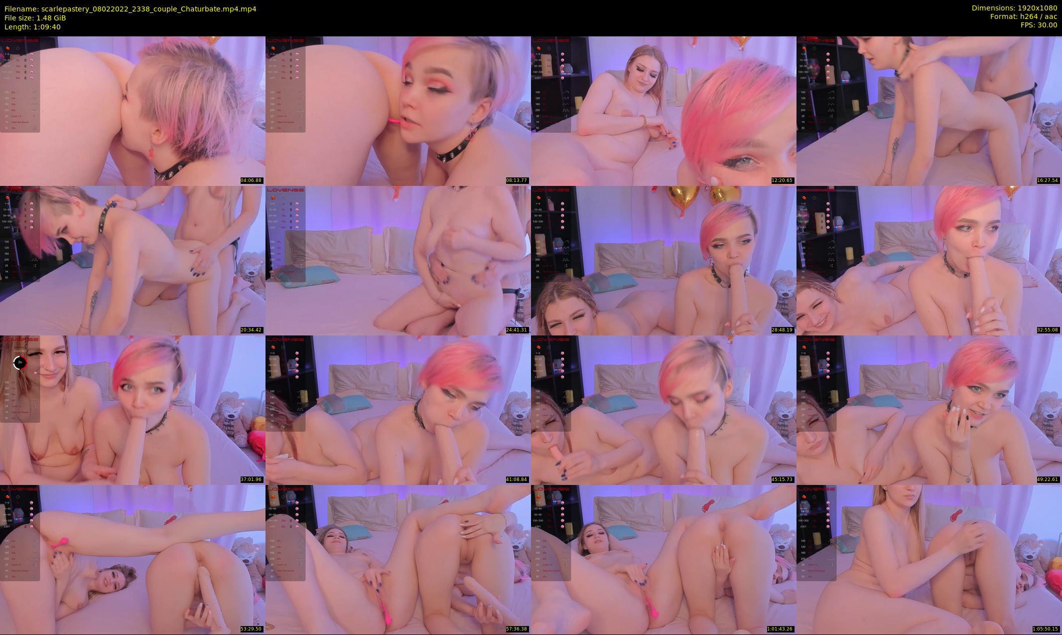 scarlepastery — 70 minute Chaturbate couple cam show recording, 1080p, Feb 8, 2022