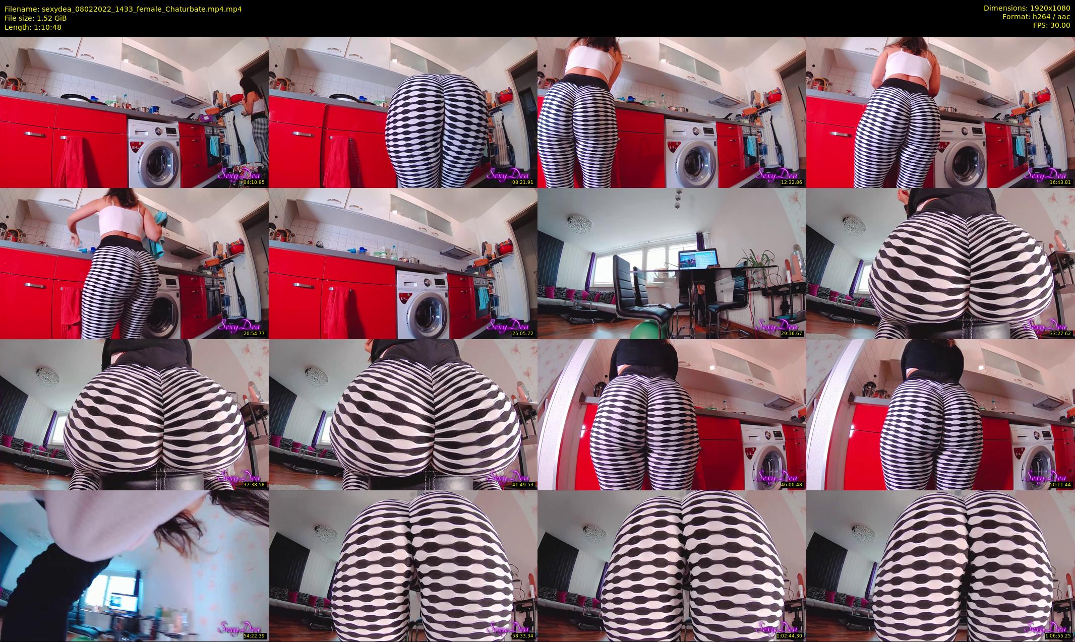 sexydea — 71 minute Chaturbate female cam show recording, 1080p, Feb 8, 2022
