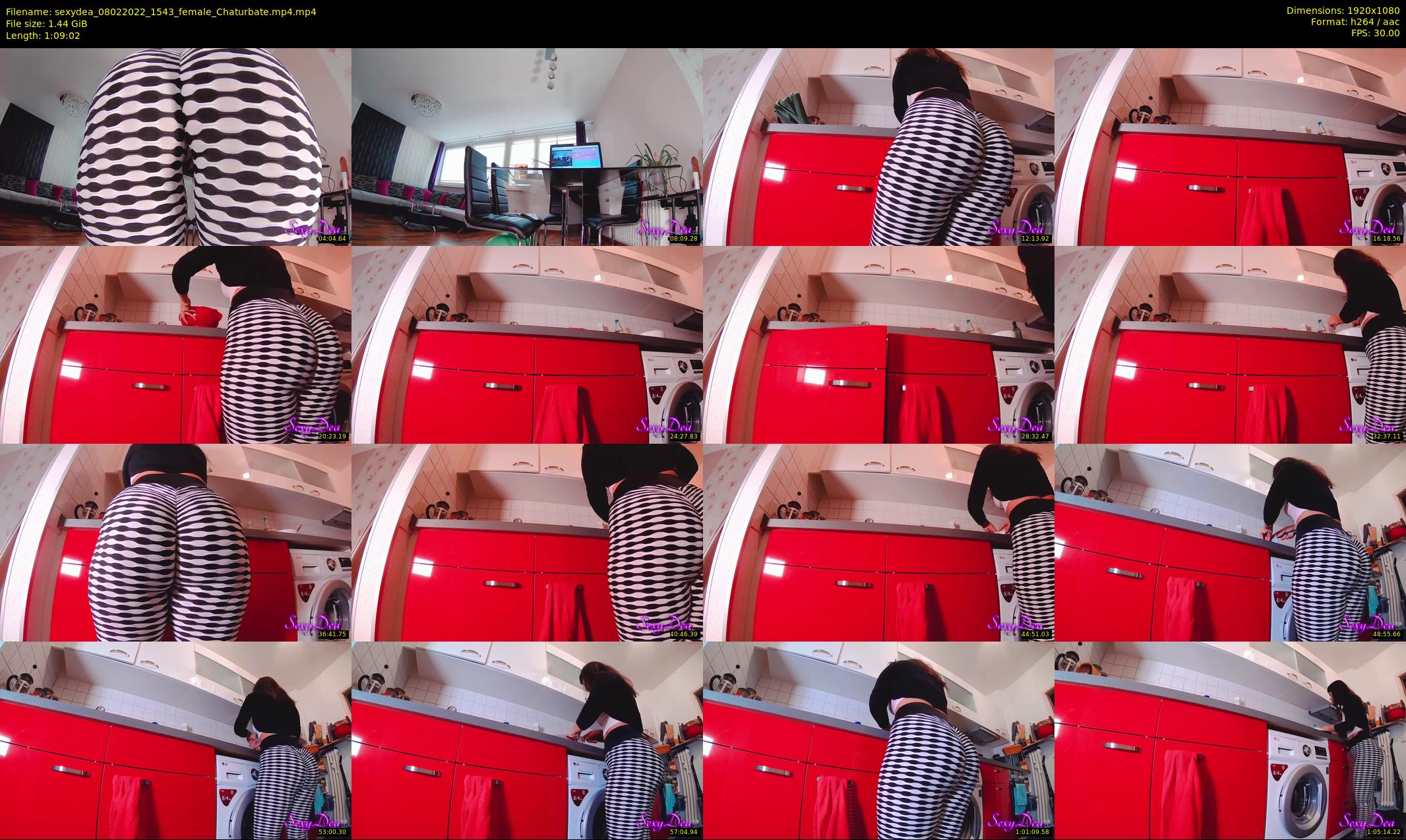 sexydea — 70 minute Chaturbate female cam show recording, 1080p, Feb 8, 2022