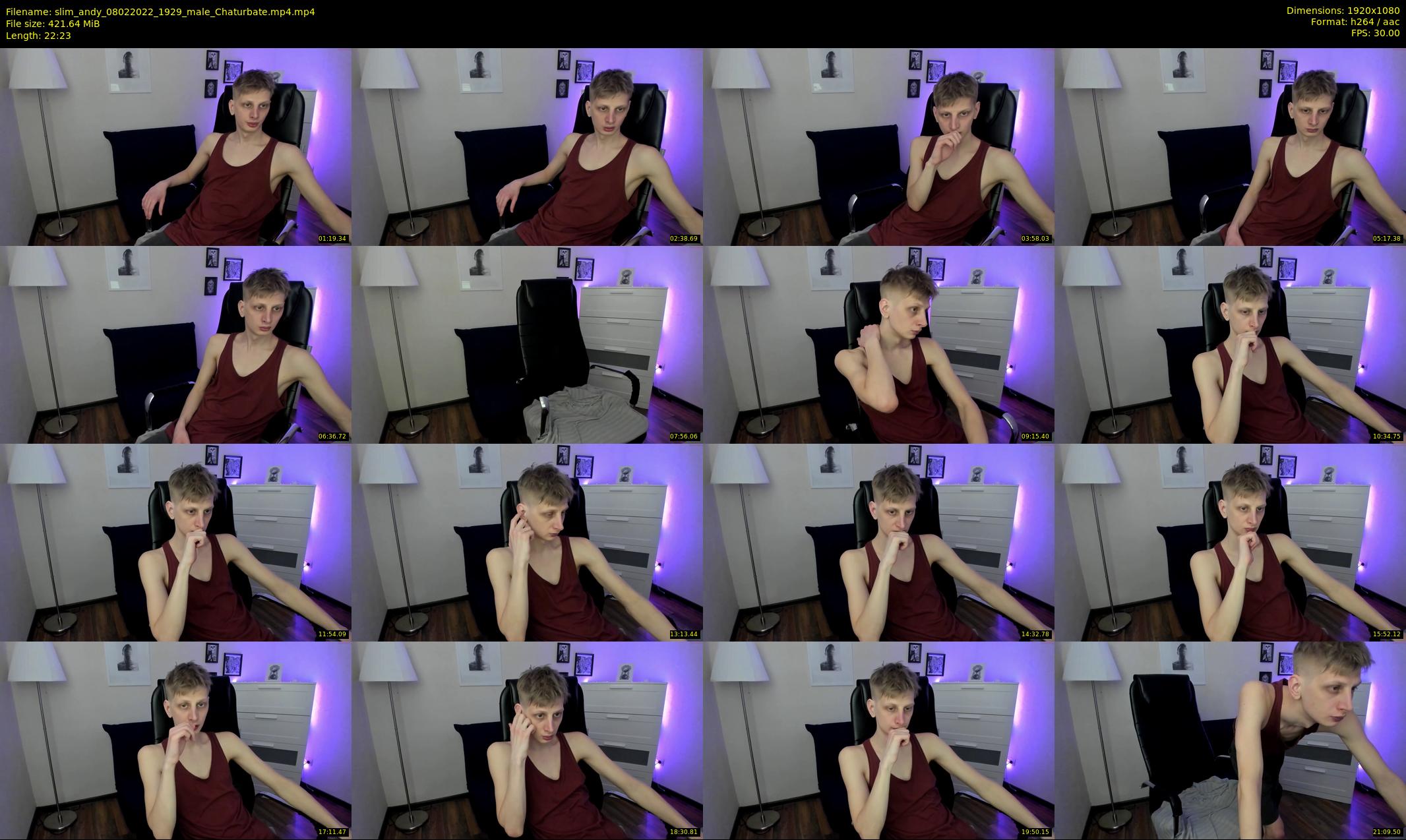 slim_andy — 23 minute Chaturbate male cam show recording, 1080p, Feb 8, 2022