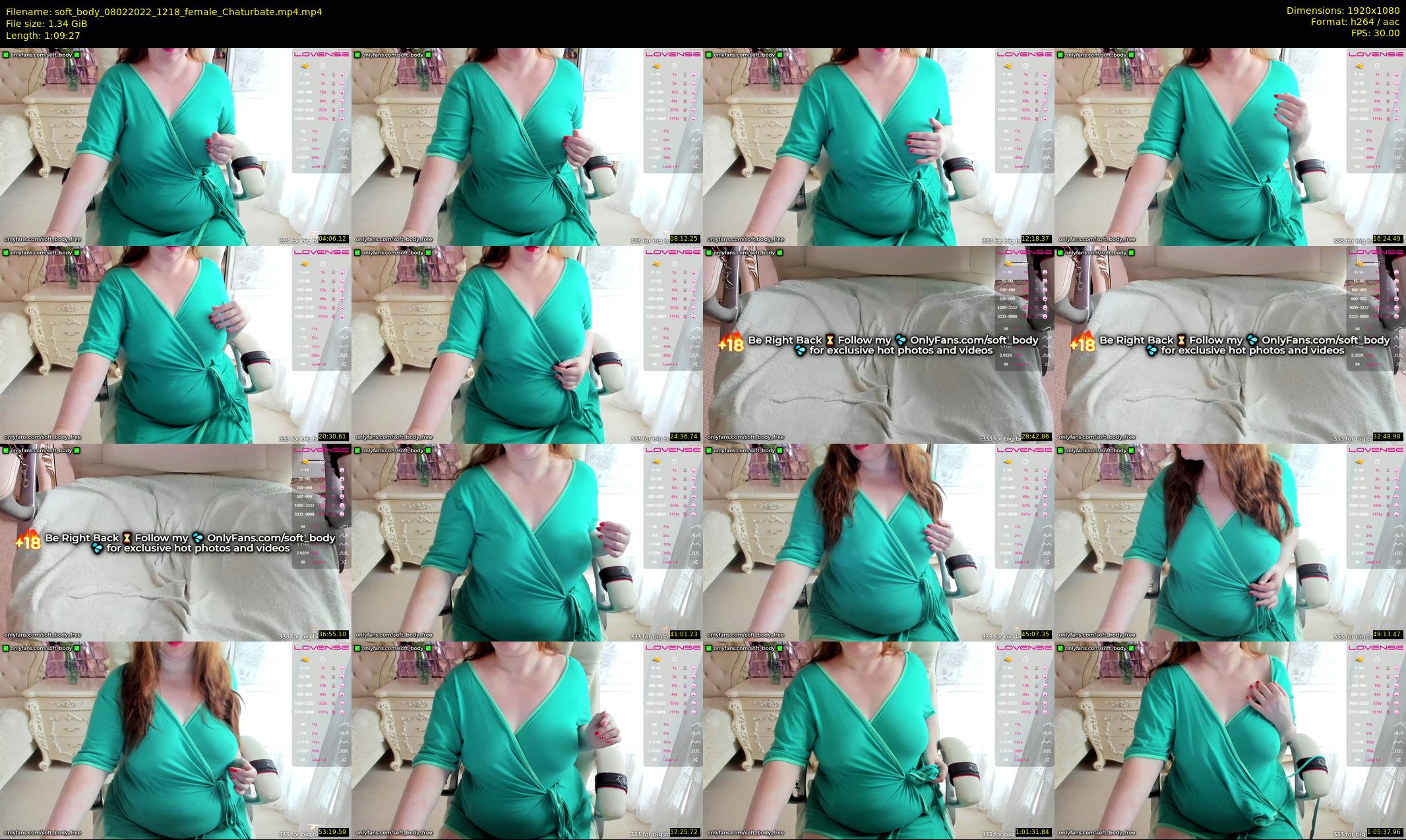 soft_body — 70 minute Chaturbate female cam show recording, 1080p, Feb 8, 2022