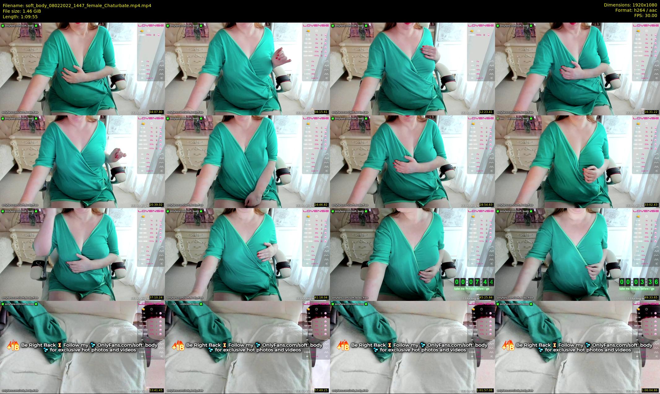 soft_body — 70 minute Chaturbate female cam show recording, 1080p, Feb 8, 2022