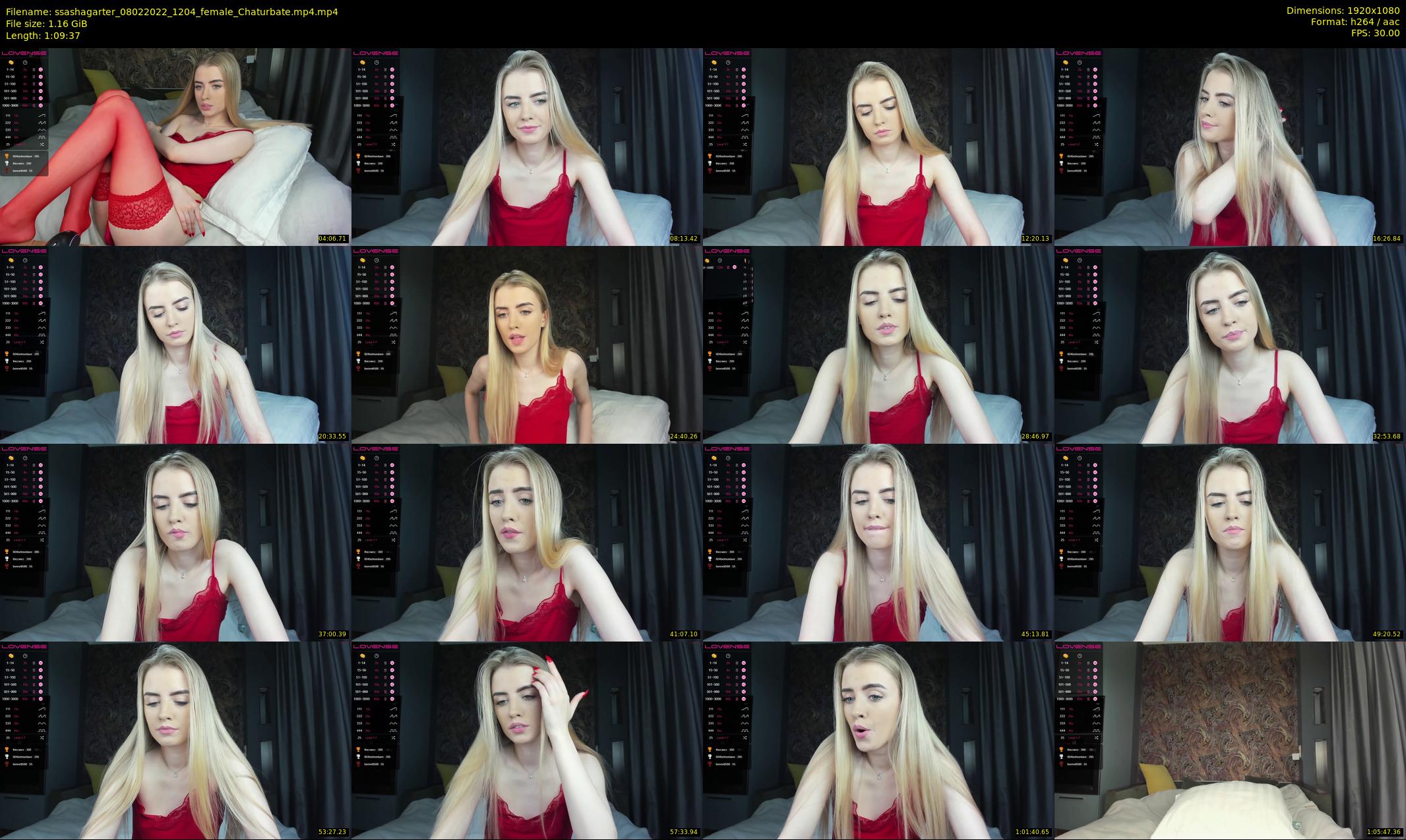 ssashagarter — 70 minute Chaturbate female cam show recording, 1080p, Feb 8, 2022