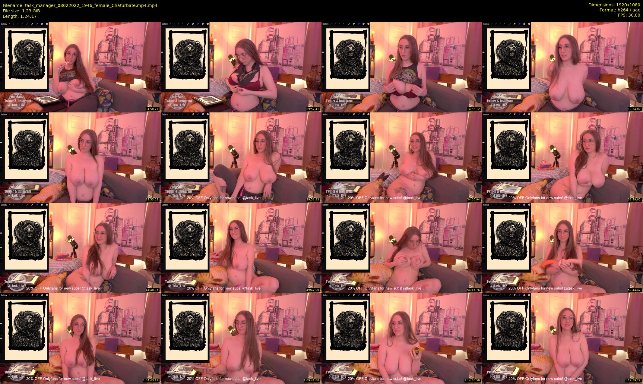 task_manager — 85 minute Chaturbate couple cam show recording, 1080p, Feb 8, 2022