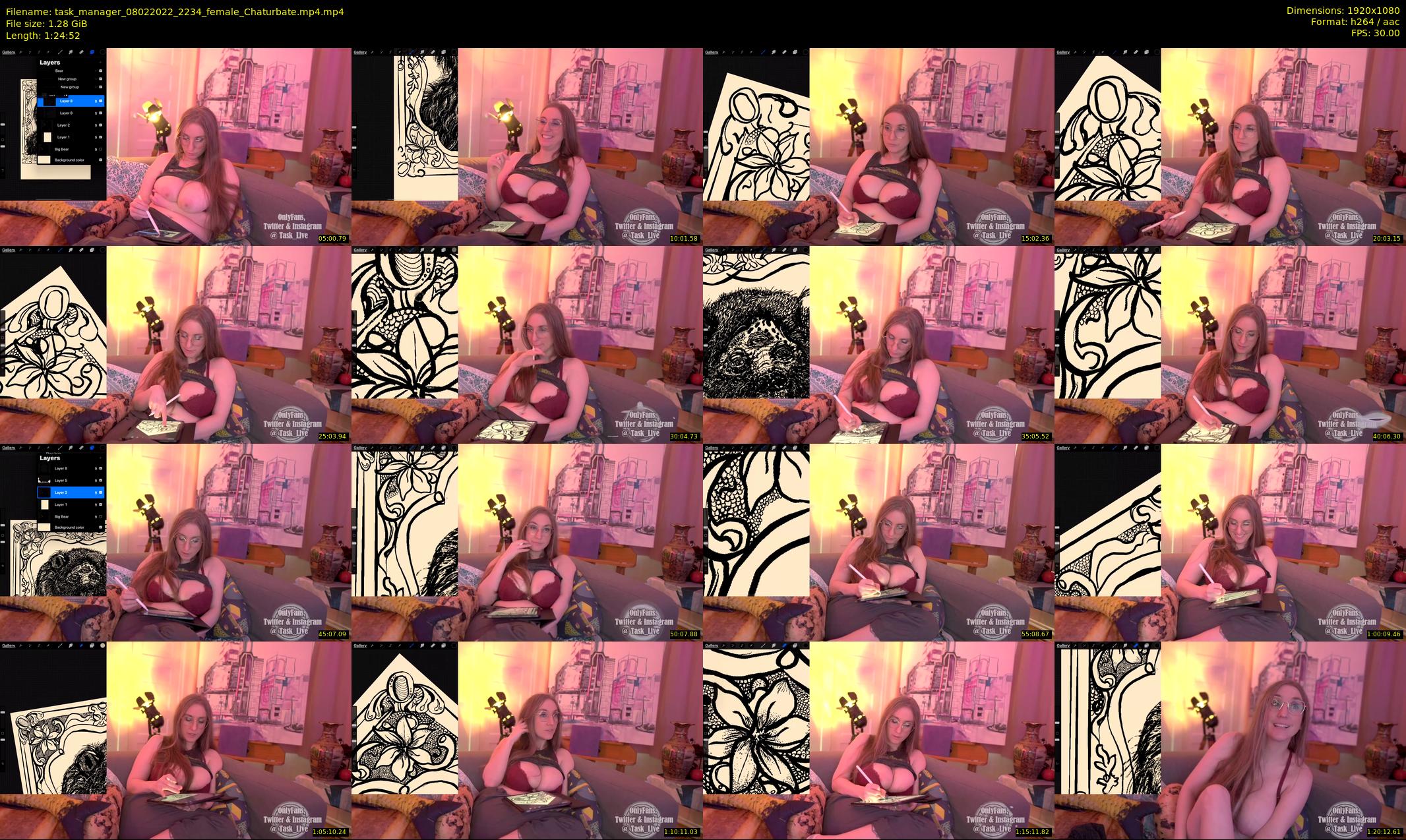 task_manager — 85 minute Chaturbate couple cam show recording, 1080p, Feb 8, 2022