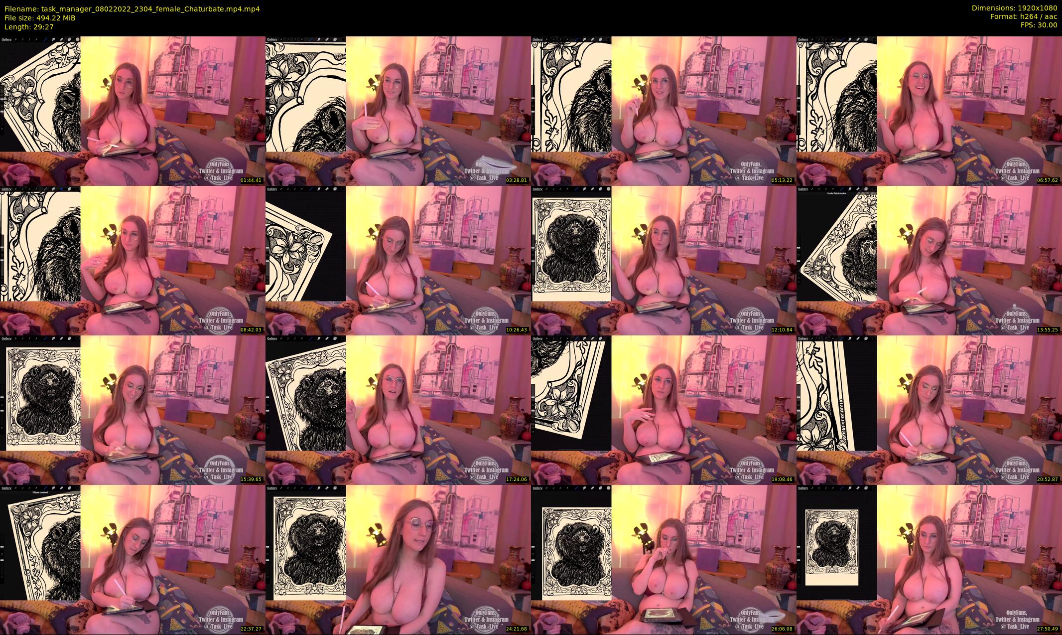 task_manager — 30 minute Chaturbate couple cam show recording, 1080p, Feb 8, 2022