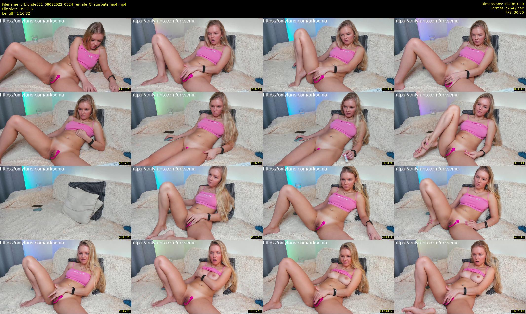 urblonde001 — 77 minute Chaturbate female cam show recording, 1080p, Feb 8, 2022