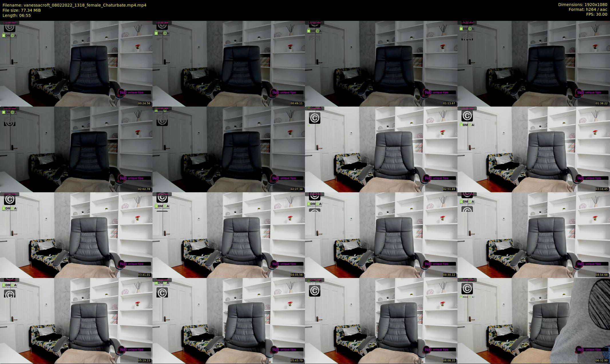 vanessacroft — 7 minute Chaturbate female cam show recording, 1080p, Feb 8, 2022