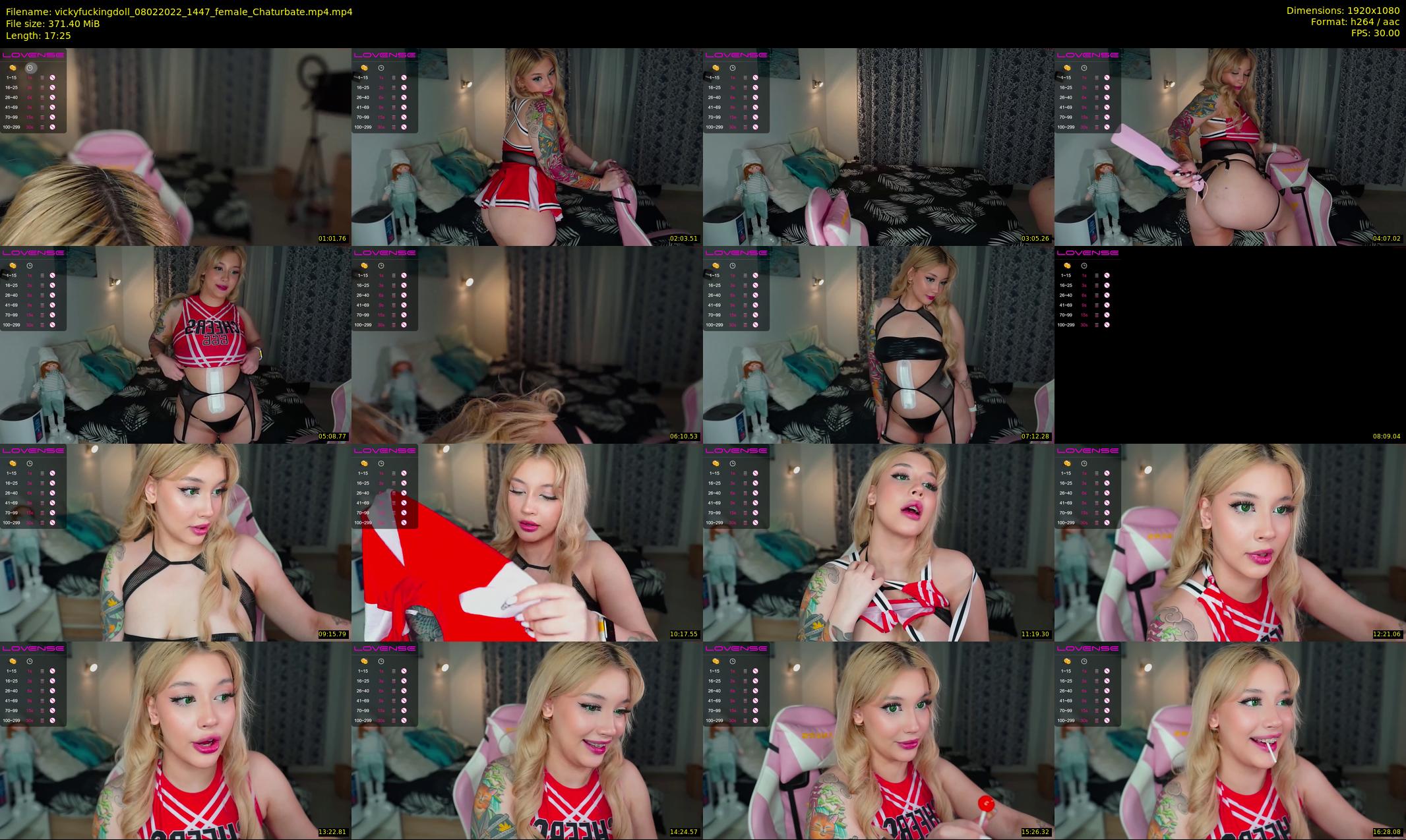 vickyfuckingdoll — 18 minute Chaturbate female cam show recording, 1080p, Feb 8, 2022