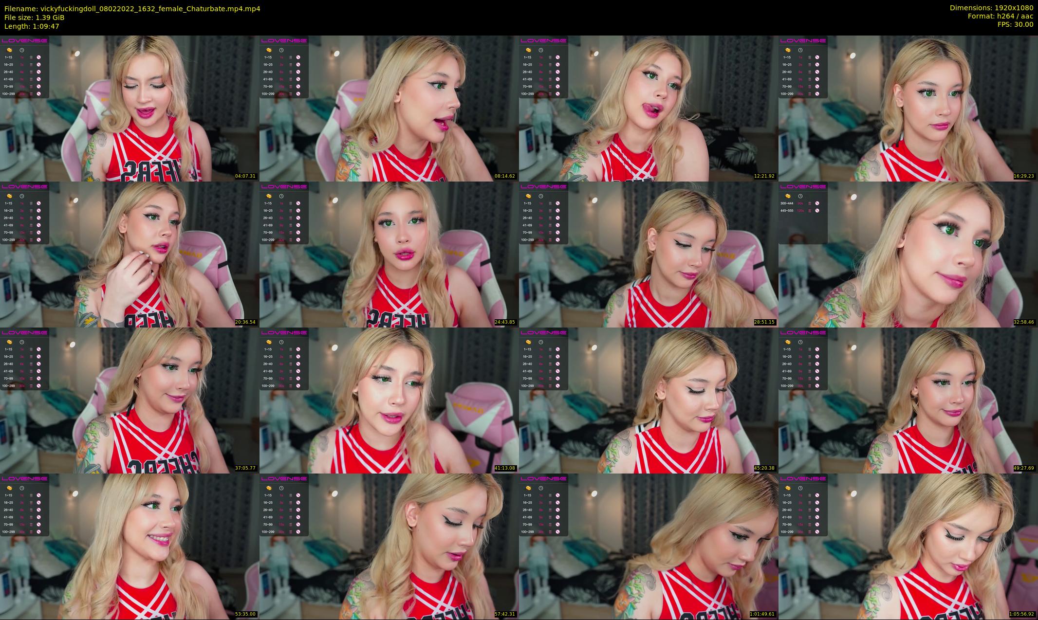vickyfuckingdoll — 70 minute Chaturbate female cam show recording, 1080p, Feb 8, 2022