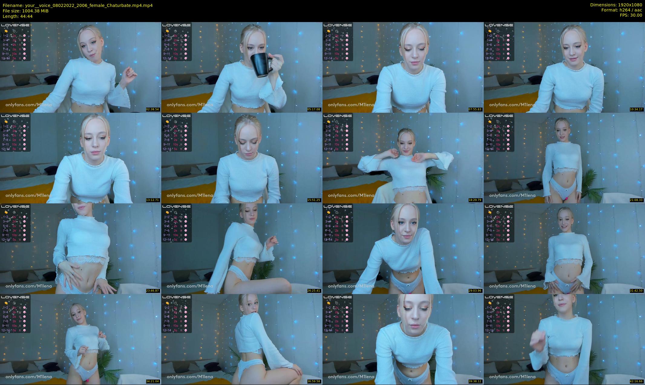 your__voice — 45 minute Chaturbate female cam show recording, 1080p, Feb 8, 2022