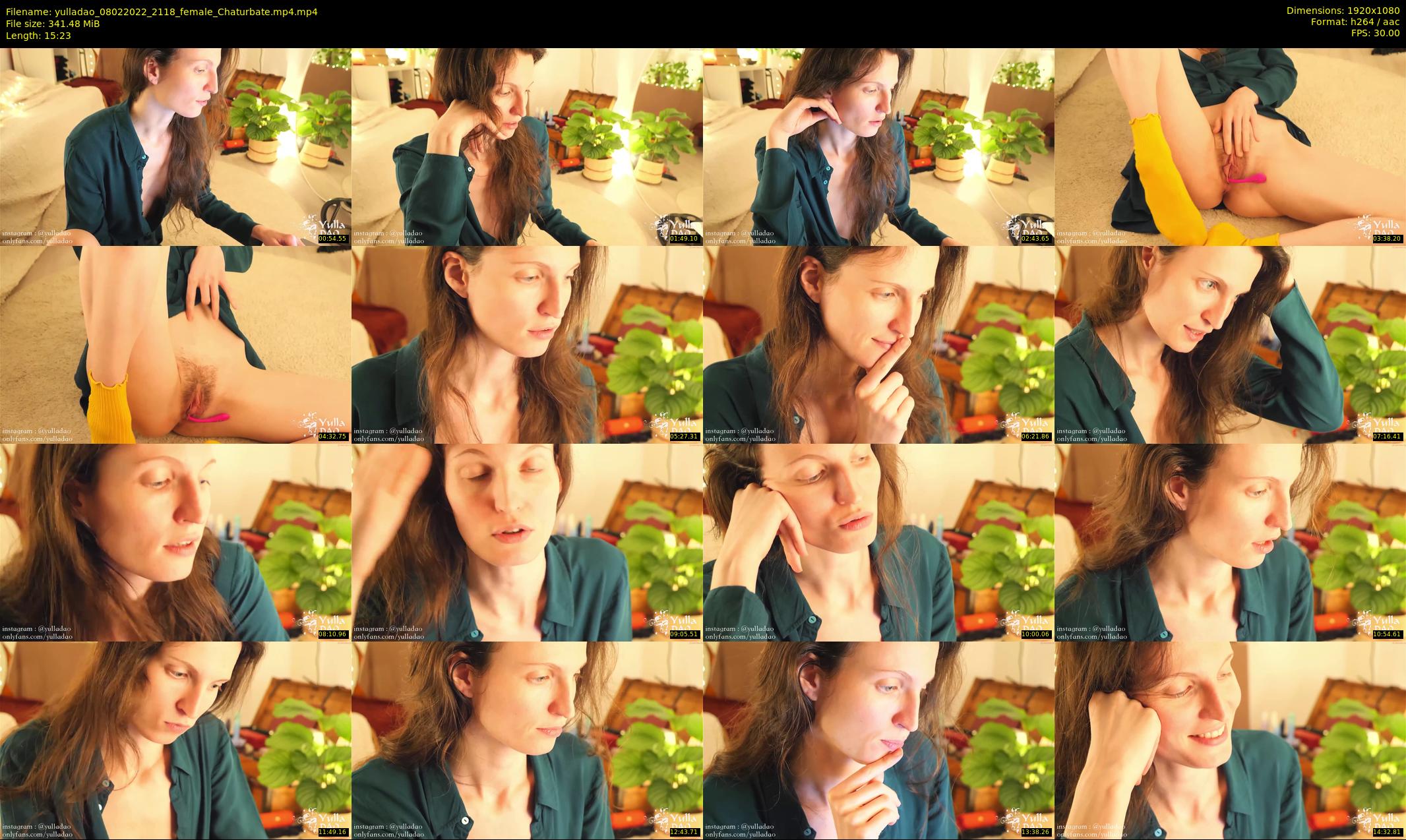 yulladao — 16 minute Chaturbate female cam show recording, 1080p, Feb 8, 2022