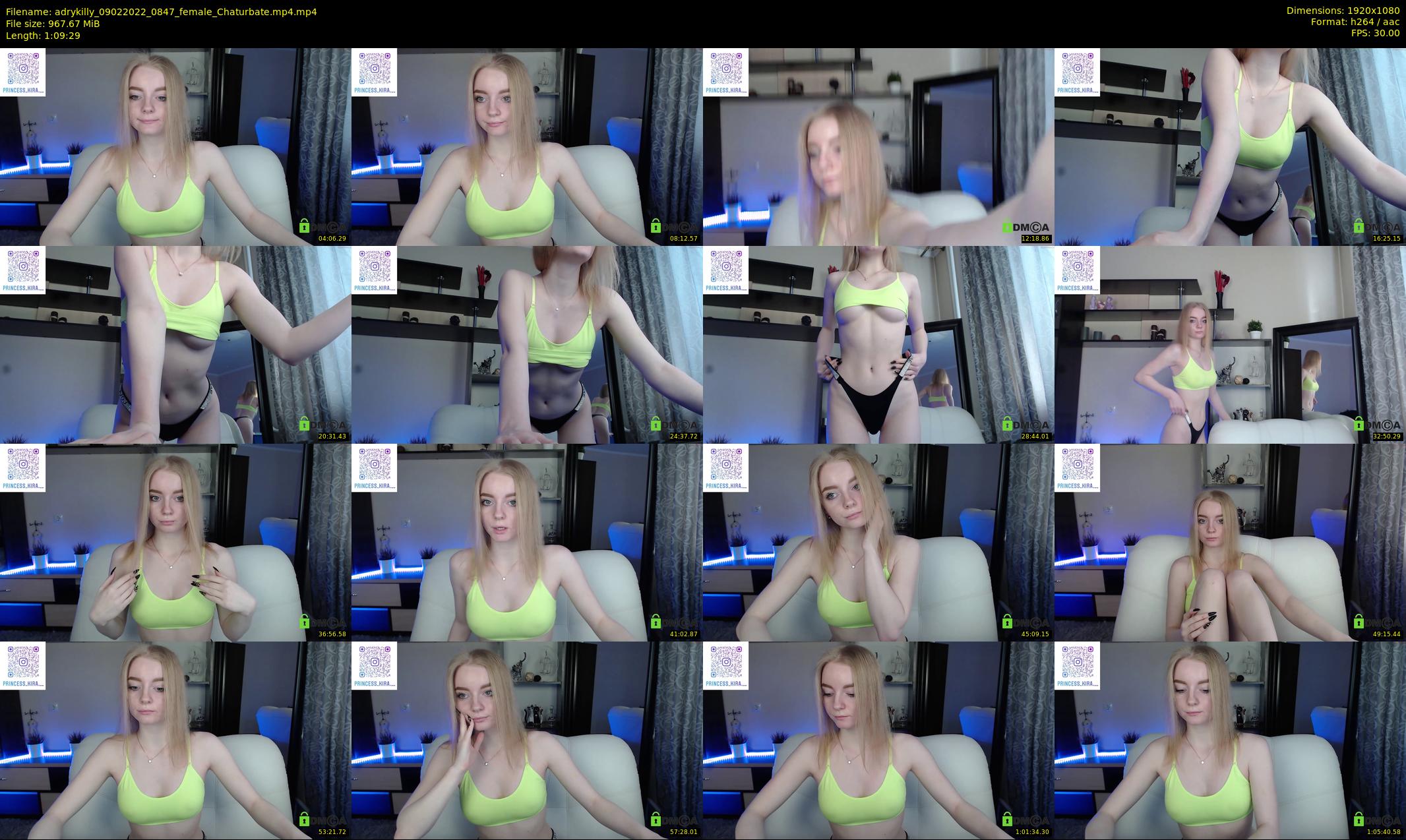 adrykilly — 70 minute Chaturbate female cam show recording, 1080p, Feb 9, 2022