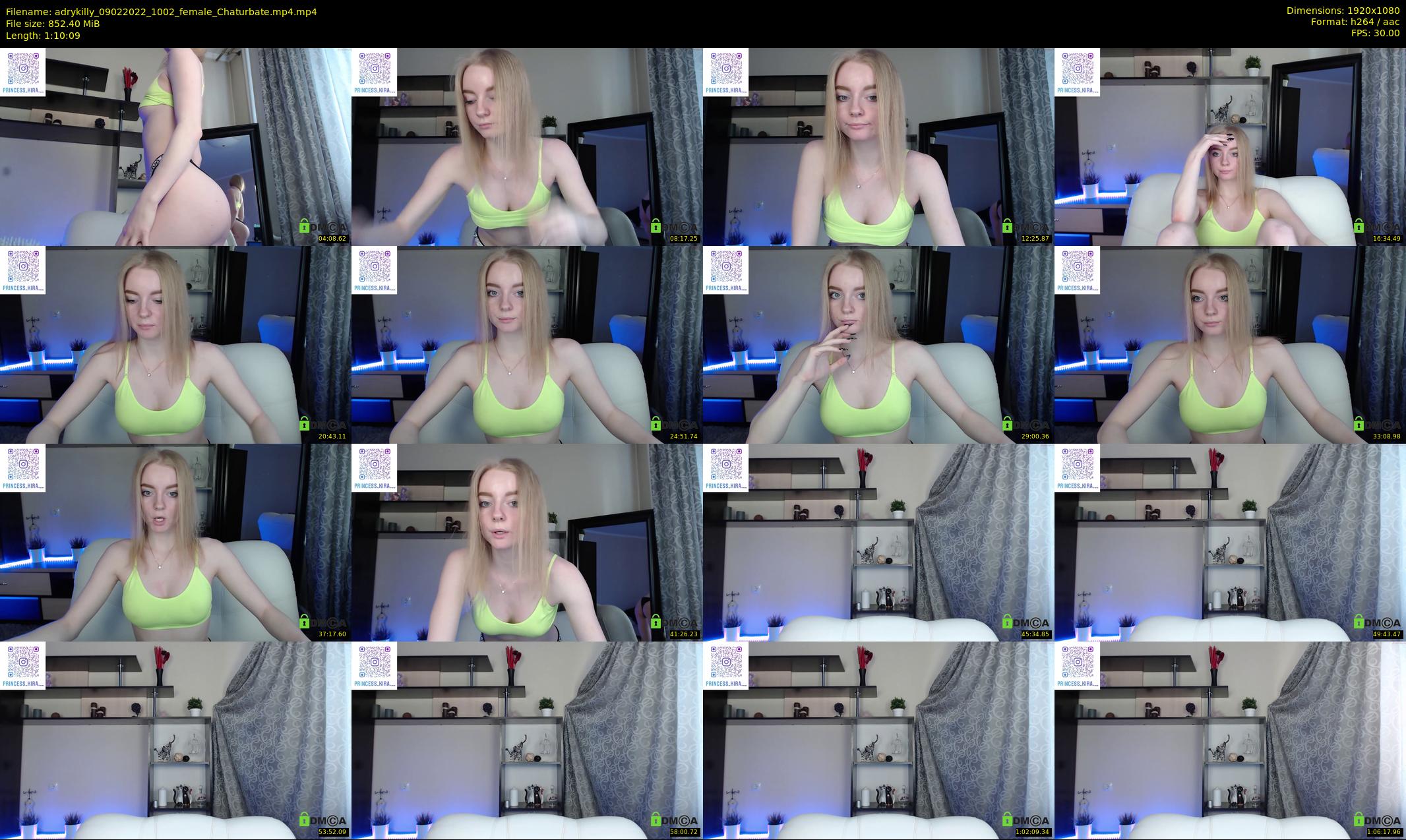 adrykilly — 71 minute Chaturbate female cam show recording, 1080p, Feb 9, 2022