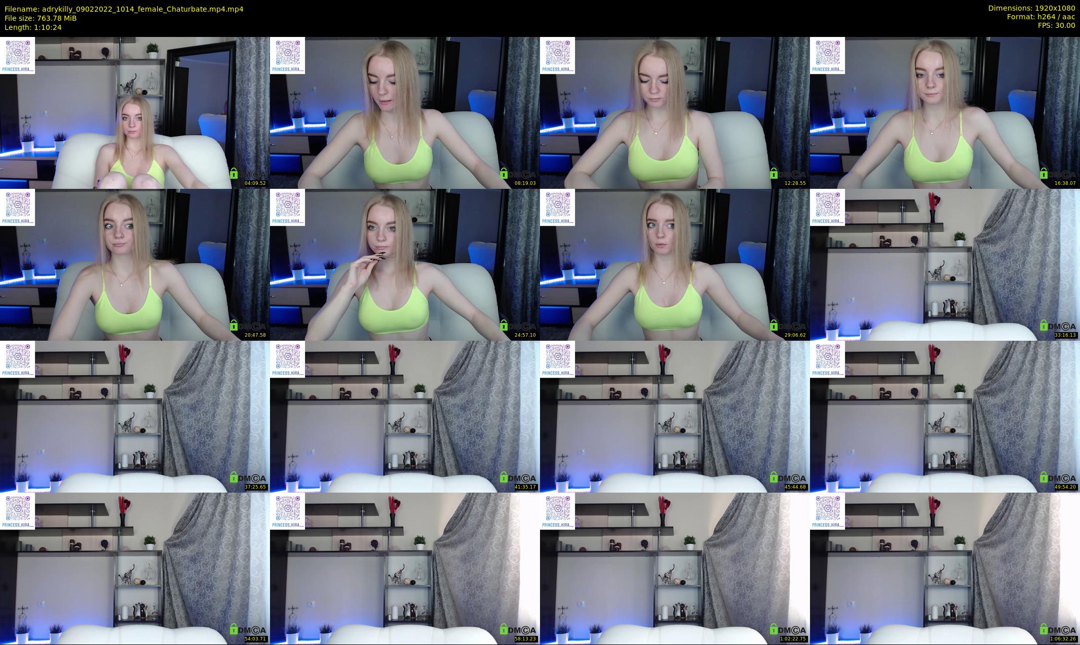 adrykilly — 71 minute Chaturbate female cam show recording, 1080p, Feb 9, 2022