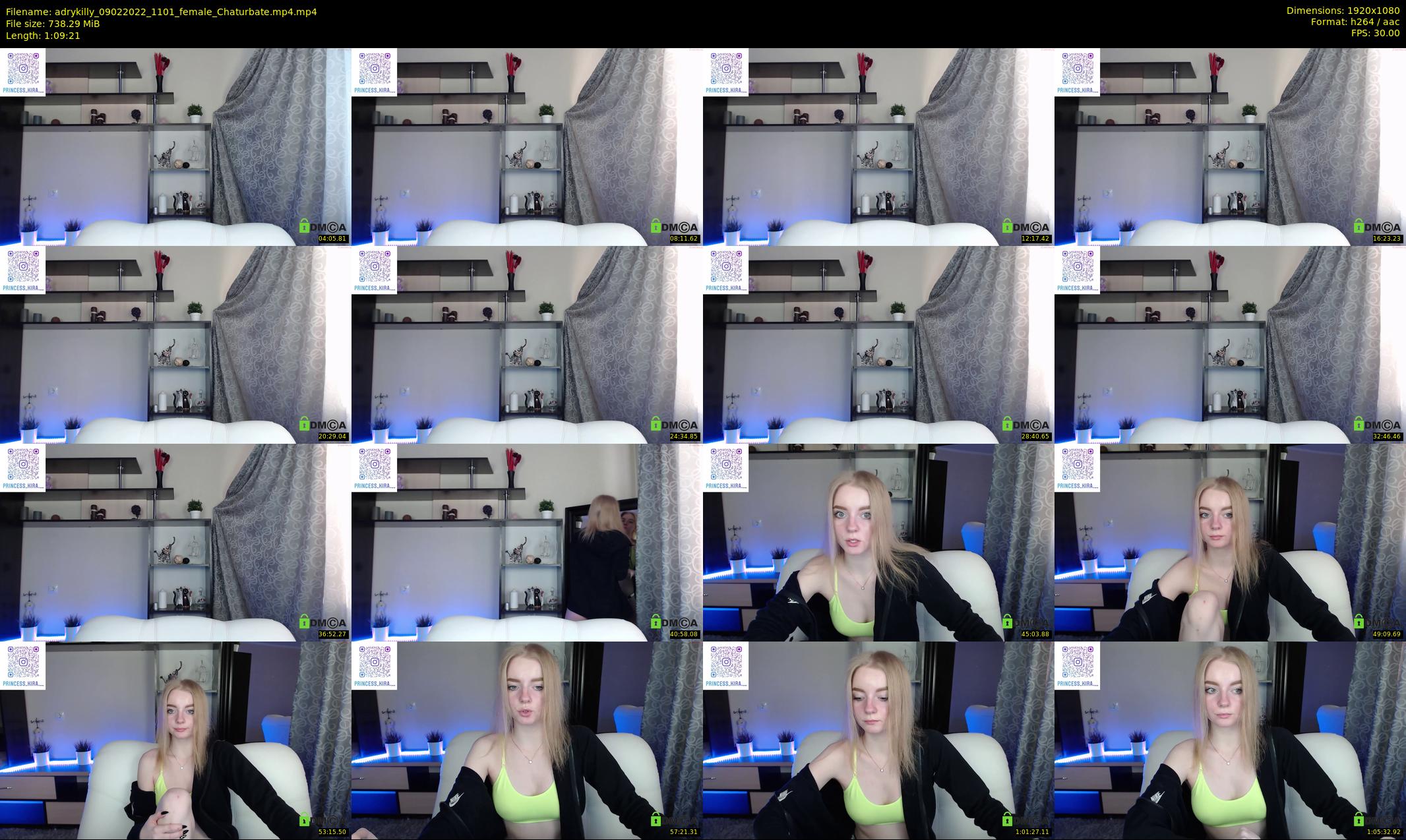 adrykilly — 70 minute Chaturbate female cam show recording, 1080p, Feb 9, 2022