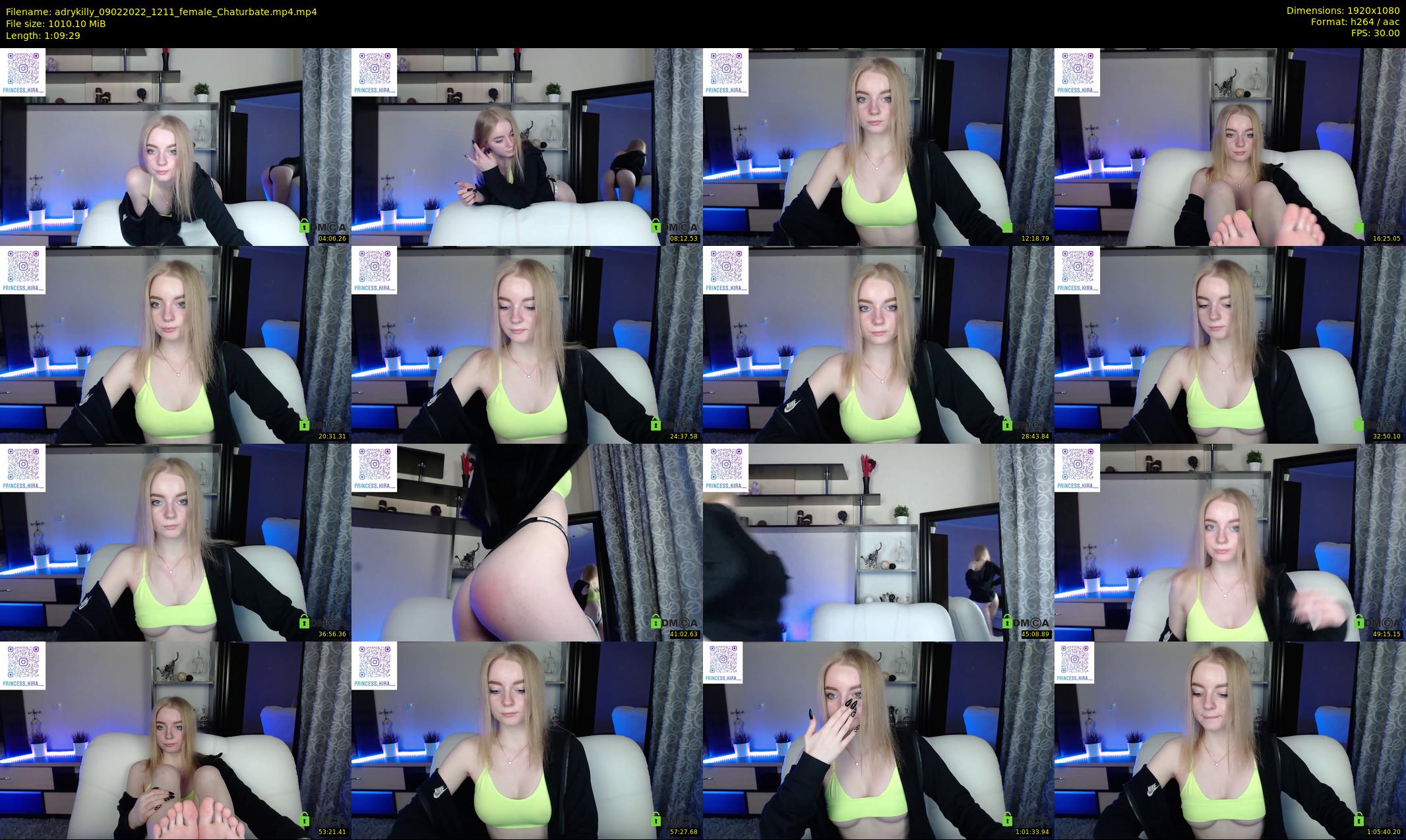 adrykilly — 70 minute Chaturbate female cam show recording, 1080p, Feb 9, 2022