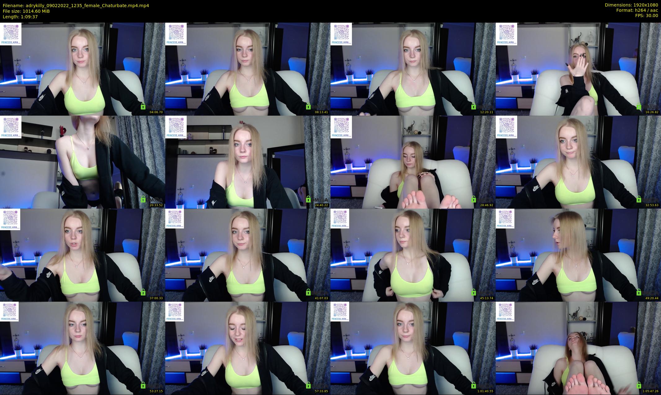 adrykilly — 70 minute Chaturbate female cam show recording, 1080p, Feb 9, 2022