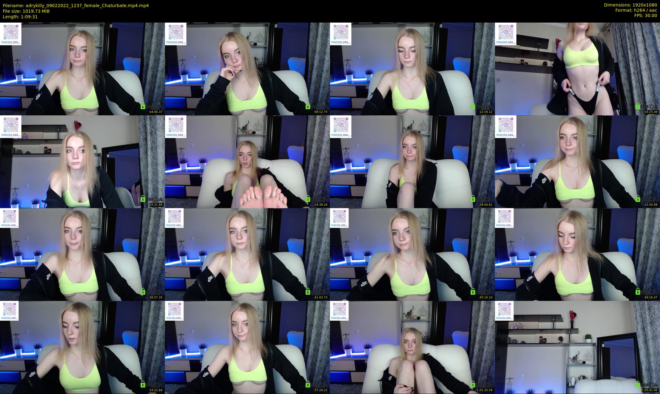 adrykilly — 70 minute Chaturbate female cam show recording, 1080p, Feb 9, 2022