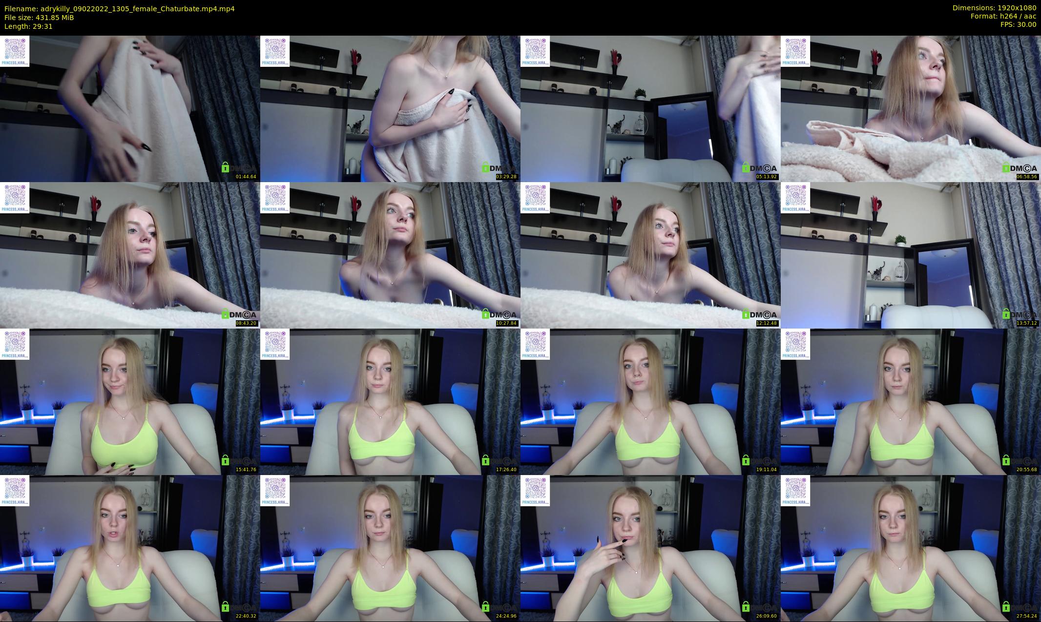 adrykilly — 30 minute Chaturbate female cam show recording, 1080p, Feb 9, 2022