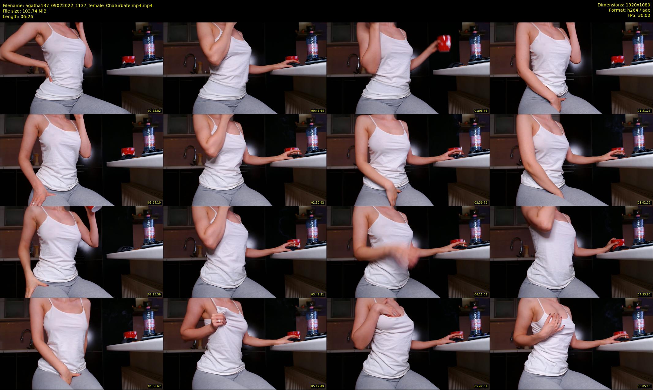 agatha137 — 7 minute Chaturbate female cam show recording, 1080p, Feb 9, 2022