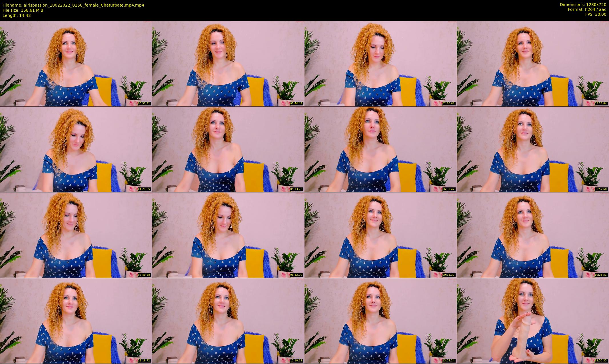 airispassion — 15 minute Chaturbate female cam show recording, 720p, Feb 10, 2022