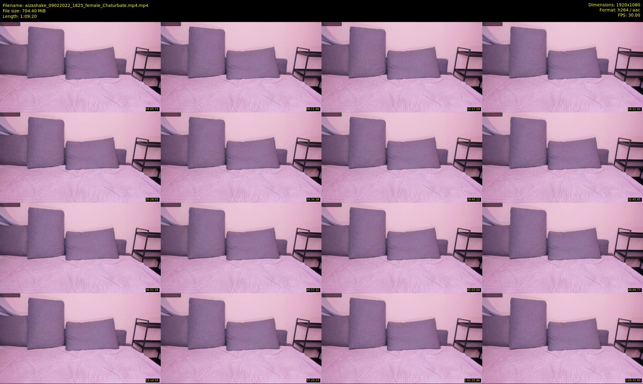 aizashake — 70 minute Chaturbate female cam show recording, 1080p, Feb 9, 2022