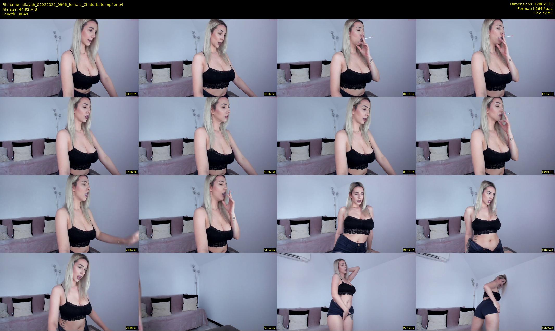 allayah — 9 minute Chaturbate female cam show recording, 720p, Feb 9, 2022