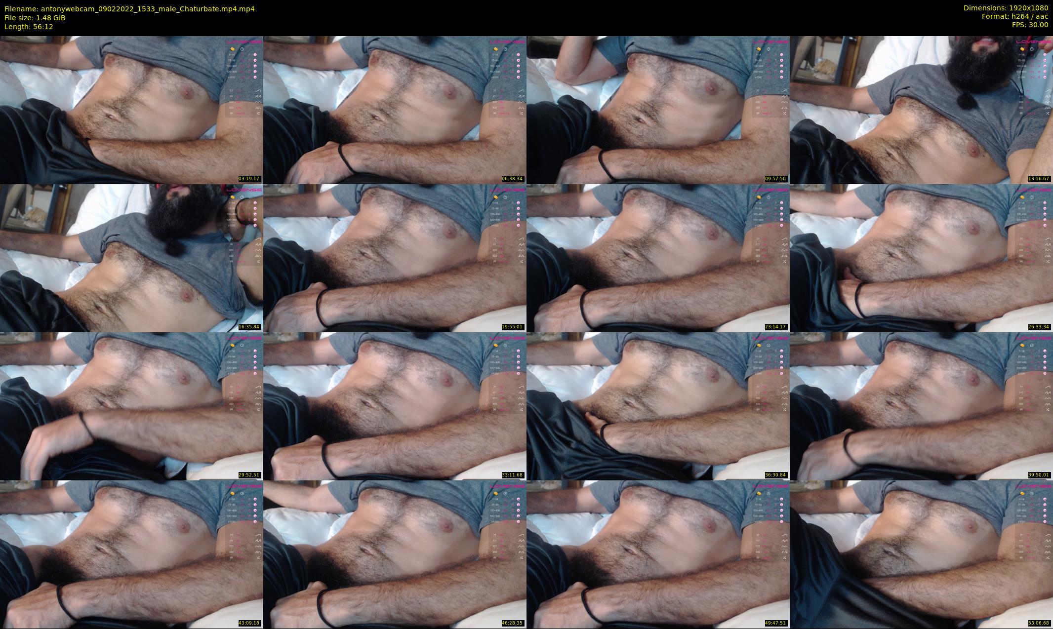 antonywebcam — 57 minute Chaturbate male cam show recording, 1080p, Feb 9, 2022