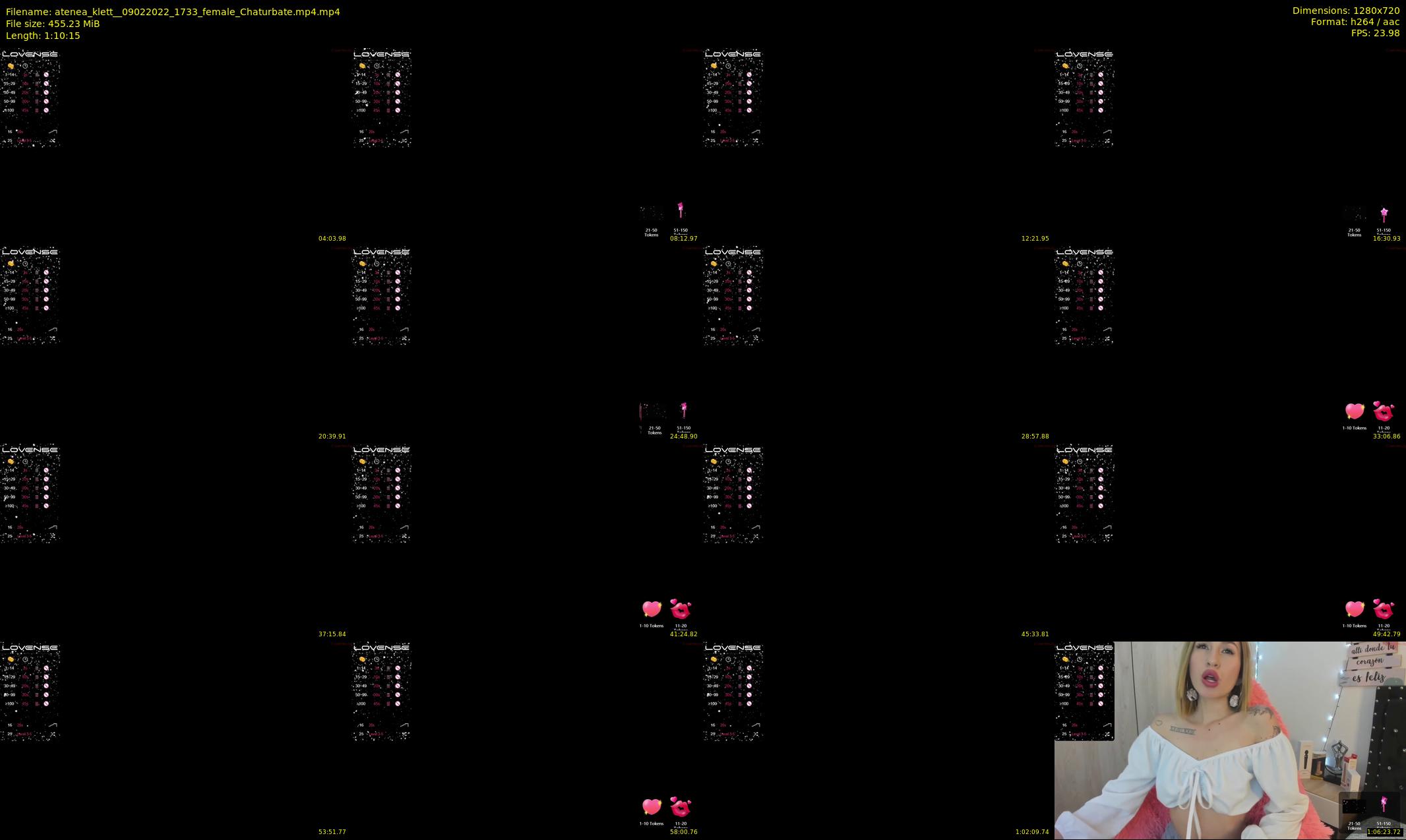 atenea_klett_ — 71 minute Chaturbate female cam show recording, 720p, Feb 9, 2022