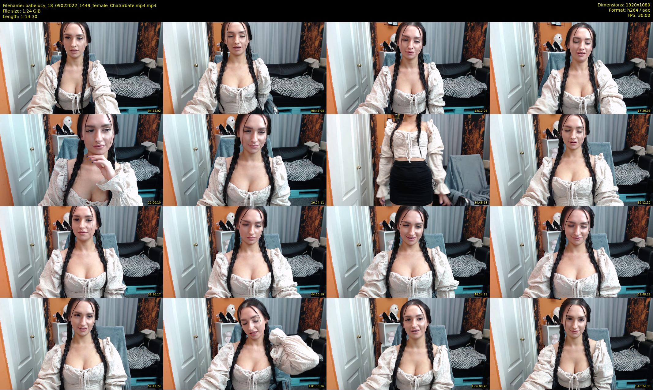 babelucy_18 — 75 minute Chaturbate female cam show recording, 1080p, Feb 9, 2022