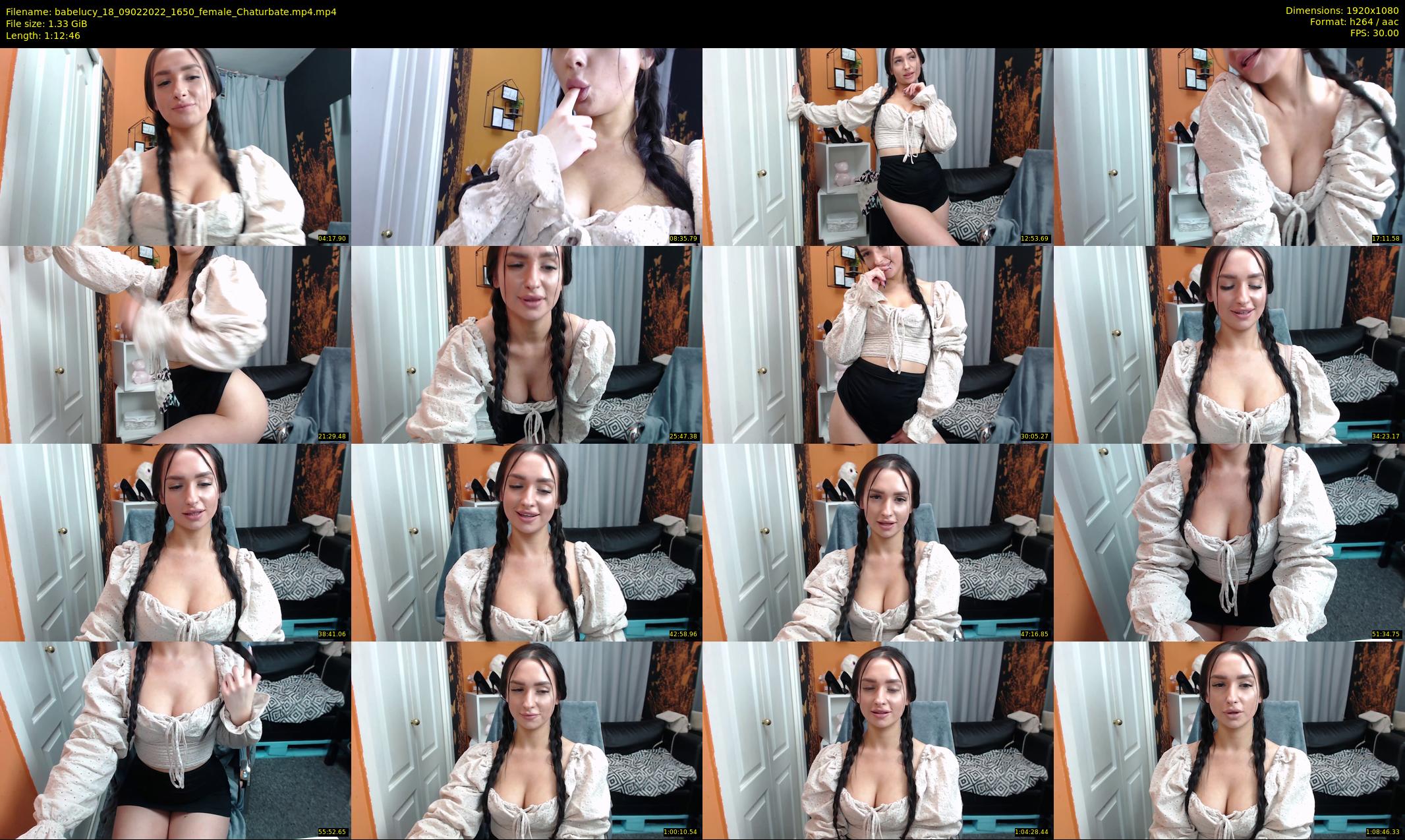 babelucy_18 — 73 minute Chaturbate female cam show recording, 1080p, Feb 9, 2022