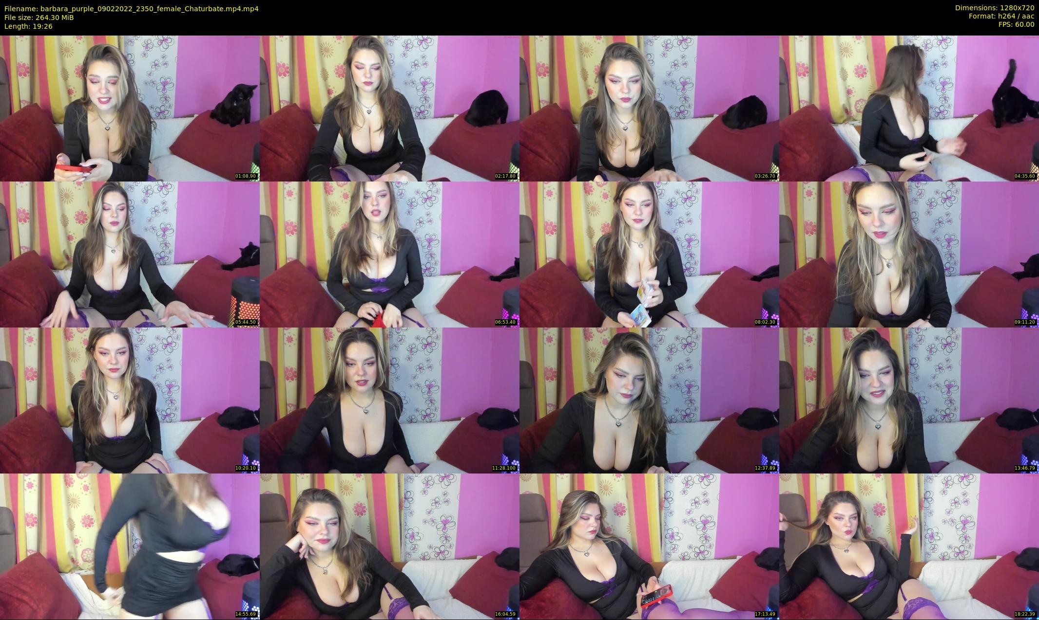 barbara_purple — 20 minute Chaturbate female cam show recording, 720p, Feb 9, 2022