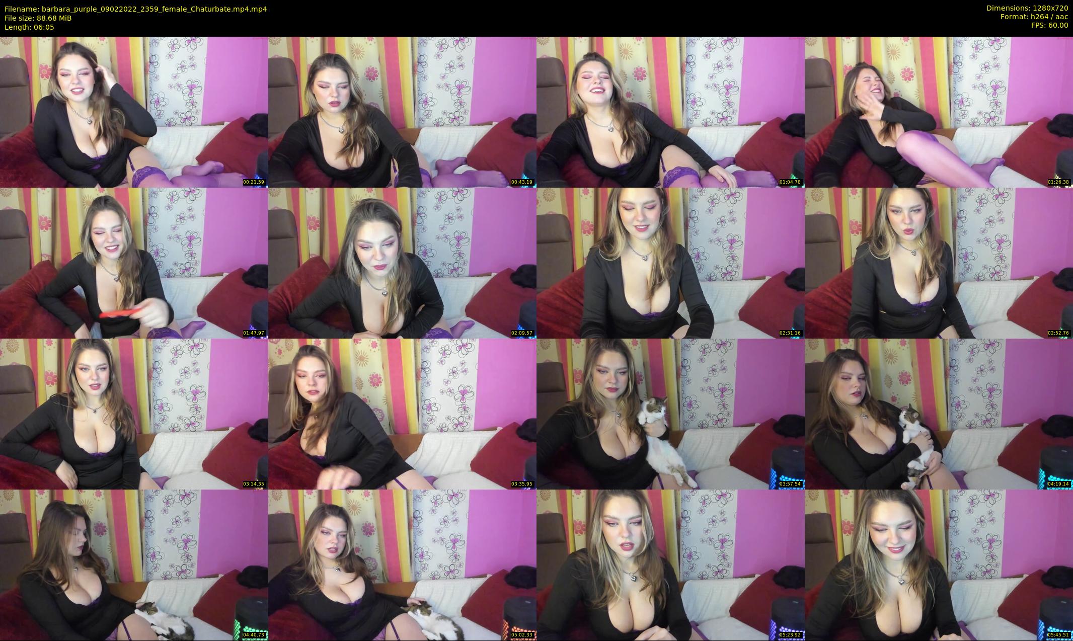 barbara_purple — 7 minute Chaturbate female cam show recording, 720p, Feb 9, 2022