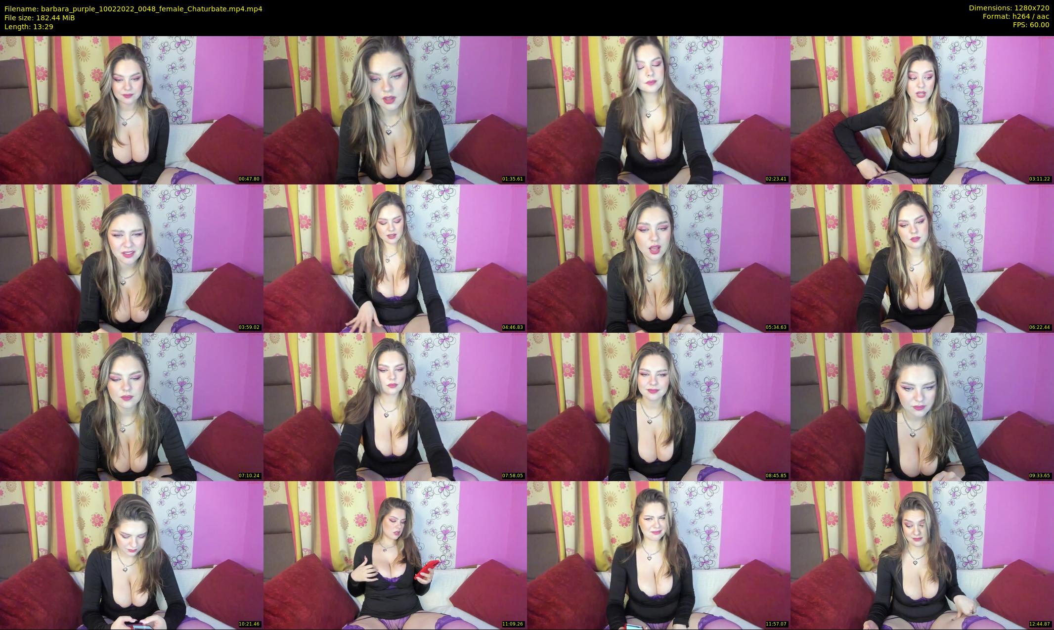 barbara_purple — 14 minute Chaturbate female cam show recording, 720p, Feb 10, 2022