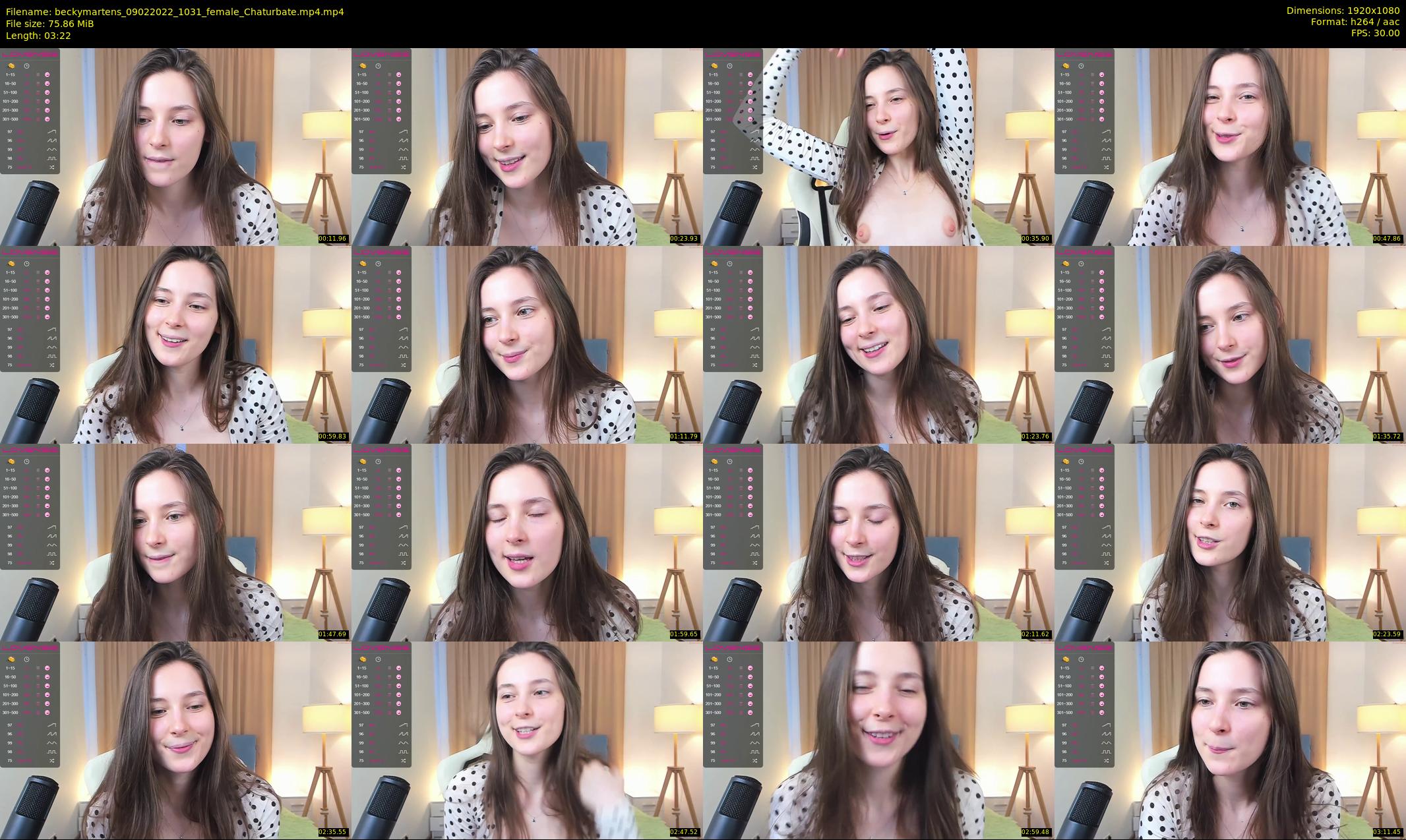 beckymartens — 4 minute Chaturbate female cam show recording, 1080p, Feb 9, 2022