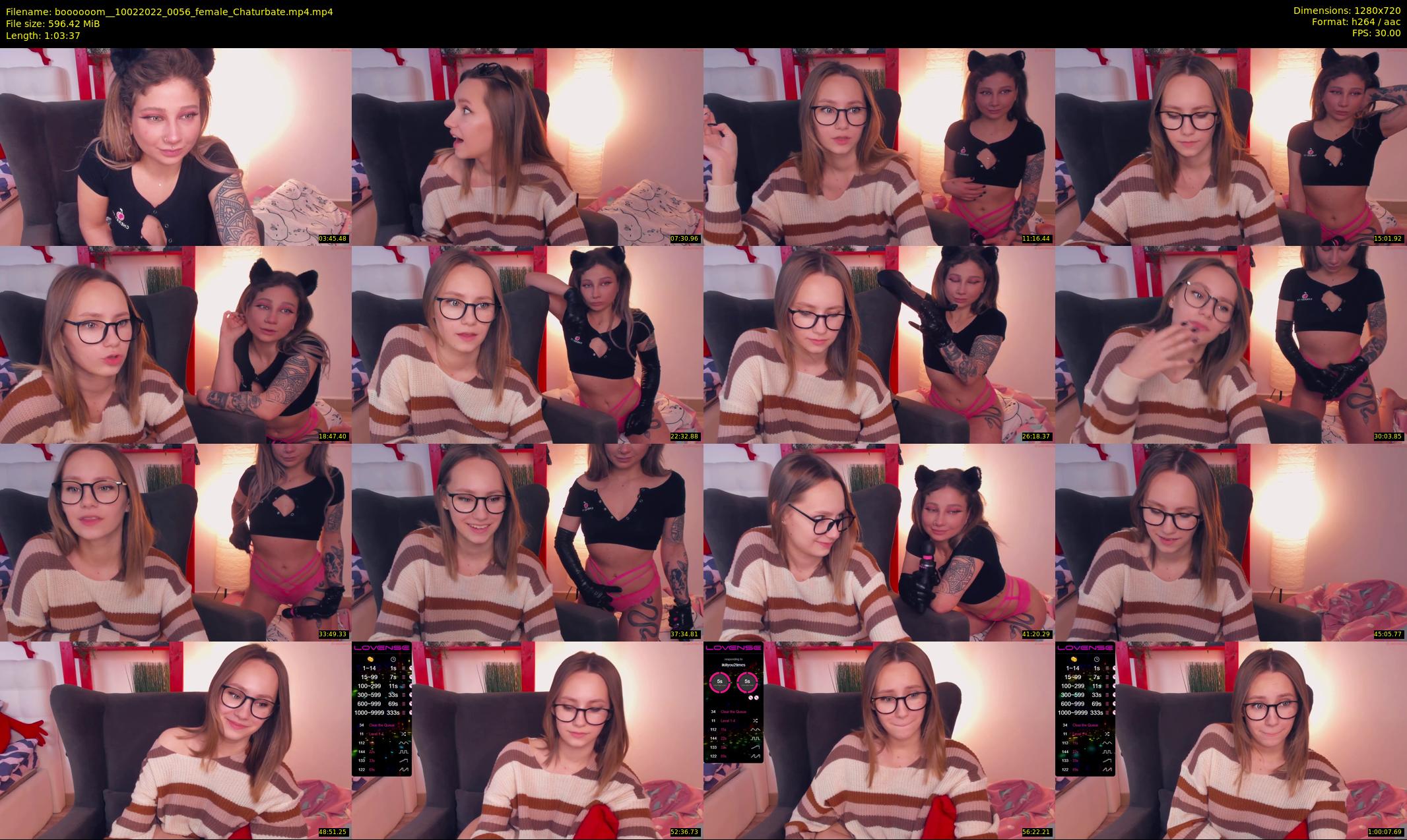boooooom_ — 64 minute Chaturbate female cam show recording, 720p, Feb 10, 2022