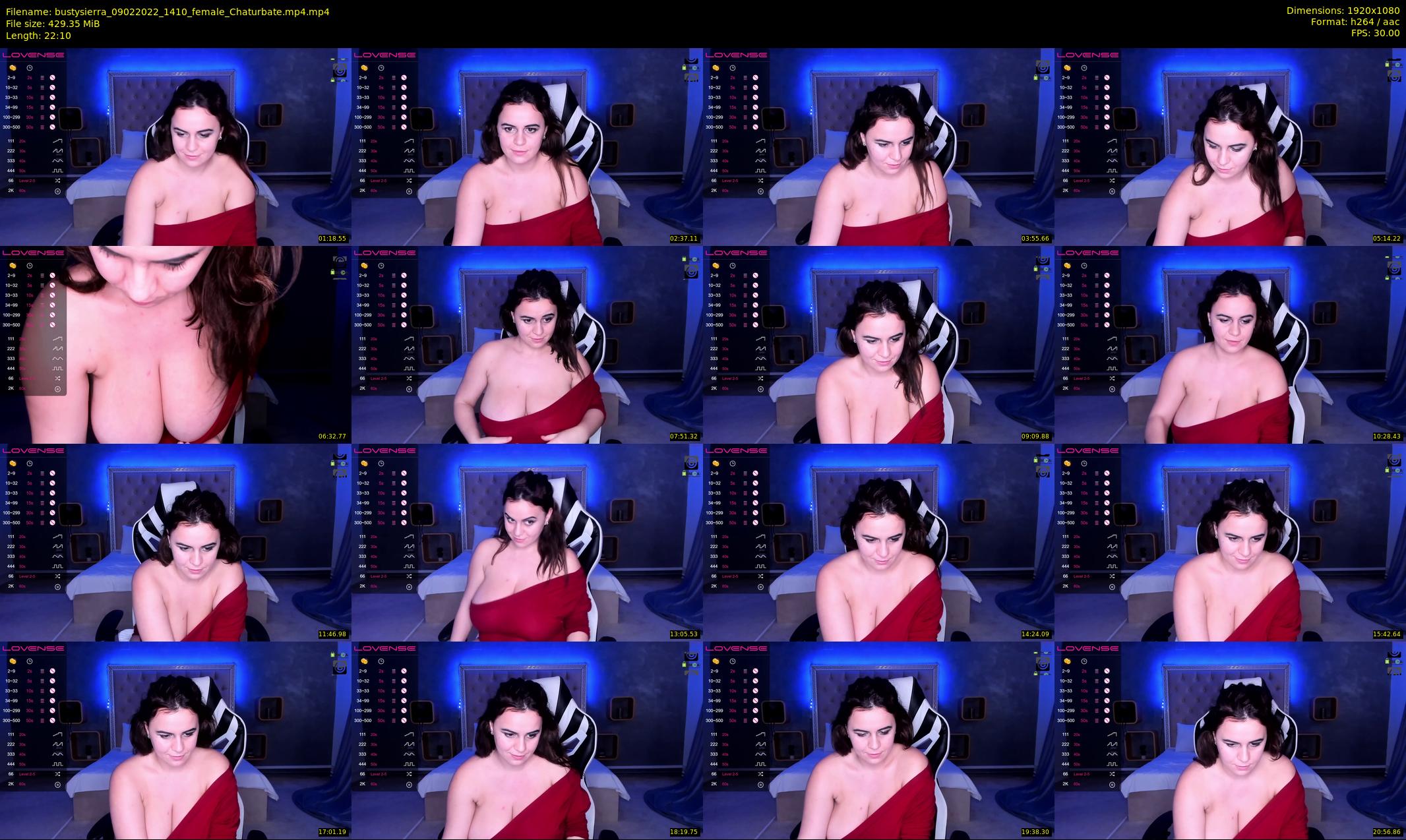 bustysierra — 23 minute Chaturbate female cam show recording, 1080p, Feb 9, 2022