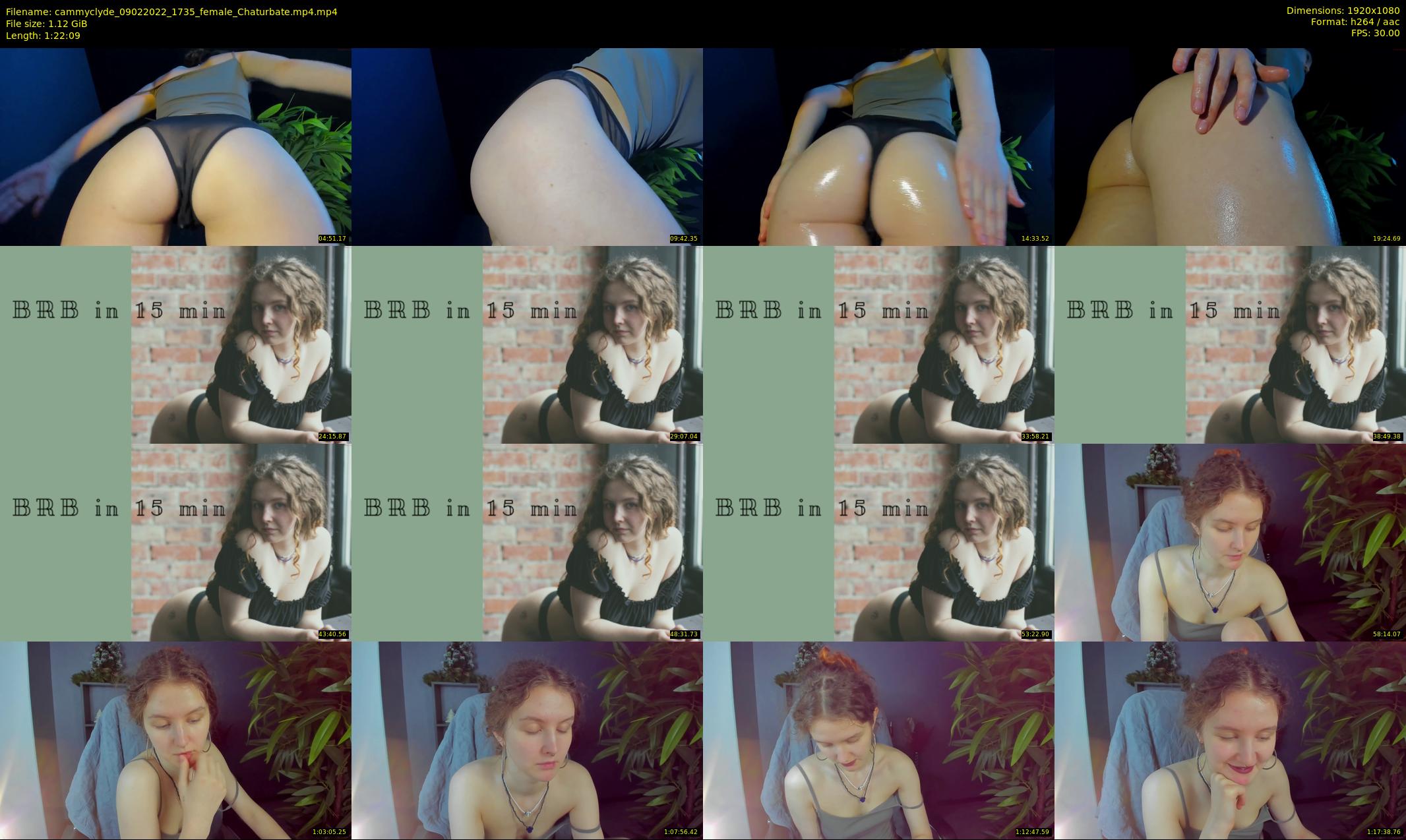 cammyclyde — 83 minute Chaturbate female cam show recording, 1080p, Feb 9, 2022