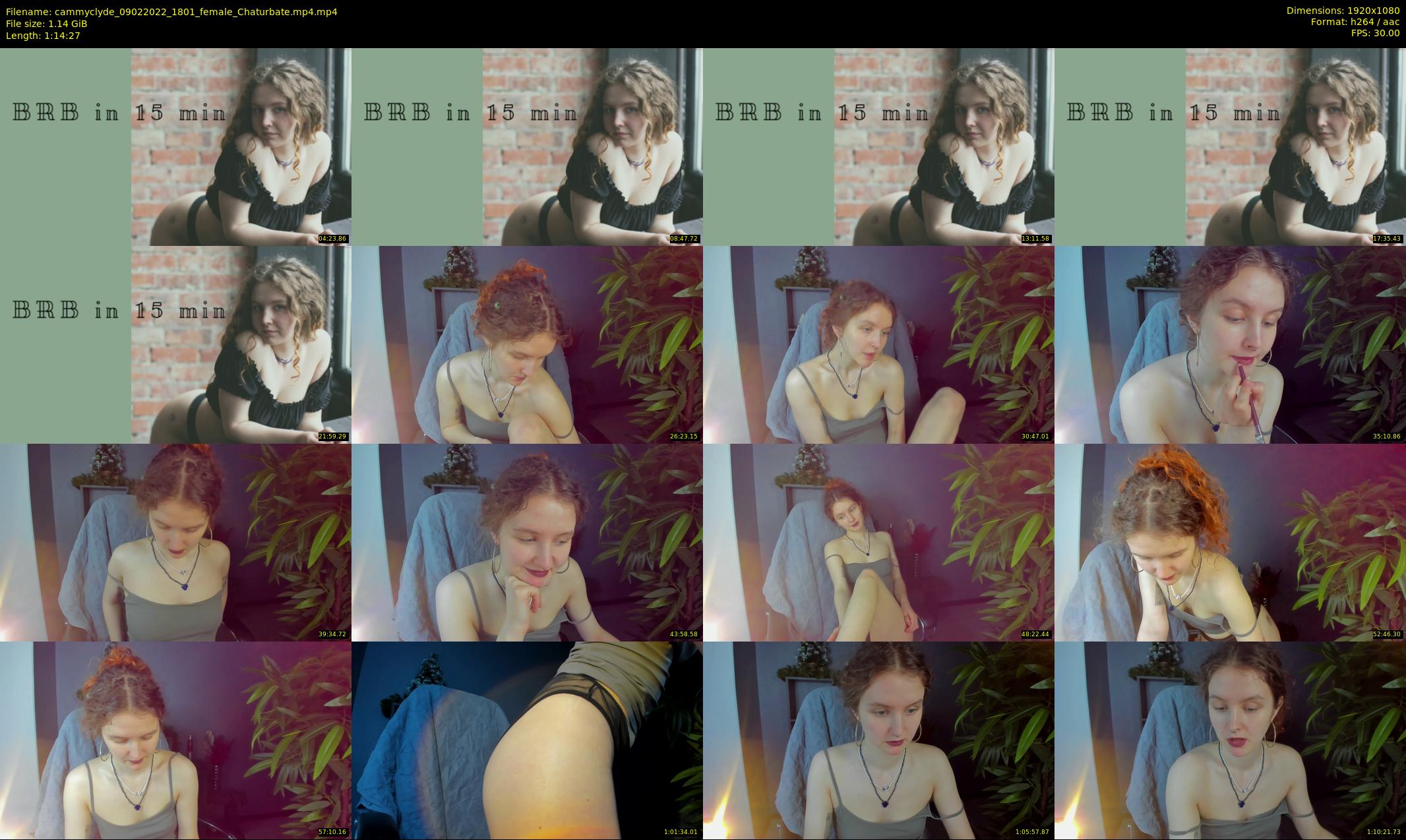 cammyclyde — 75 minute Chaturbate female cam show recording, 1080p, Feb 9, 2022