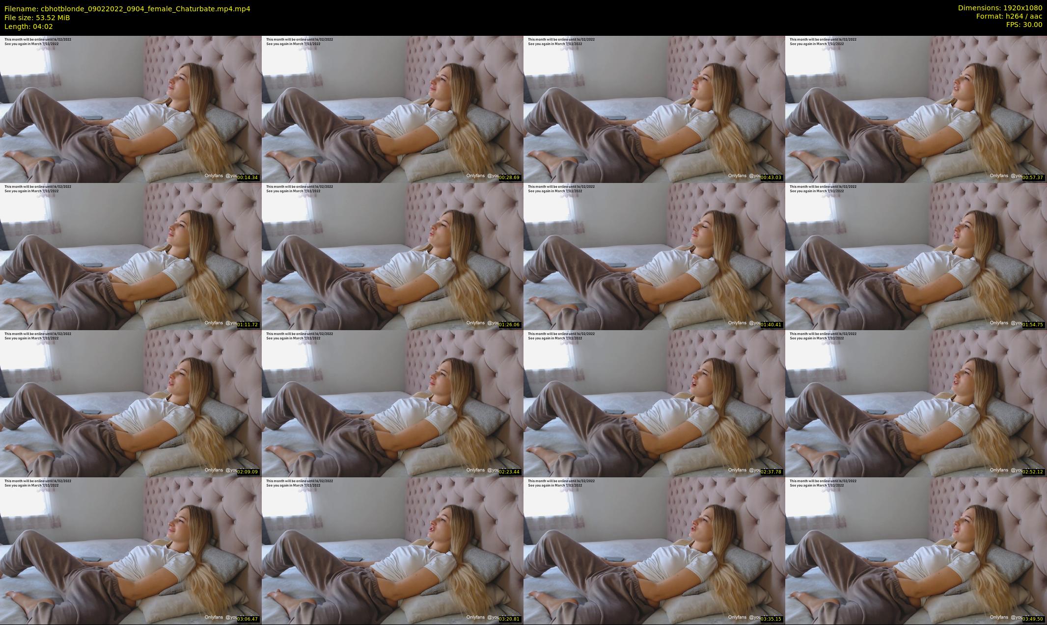 cbhotblonde — 5 minute Chaturbate female cam show recording, 1080p, Feb 9, 2022