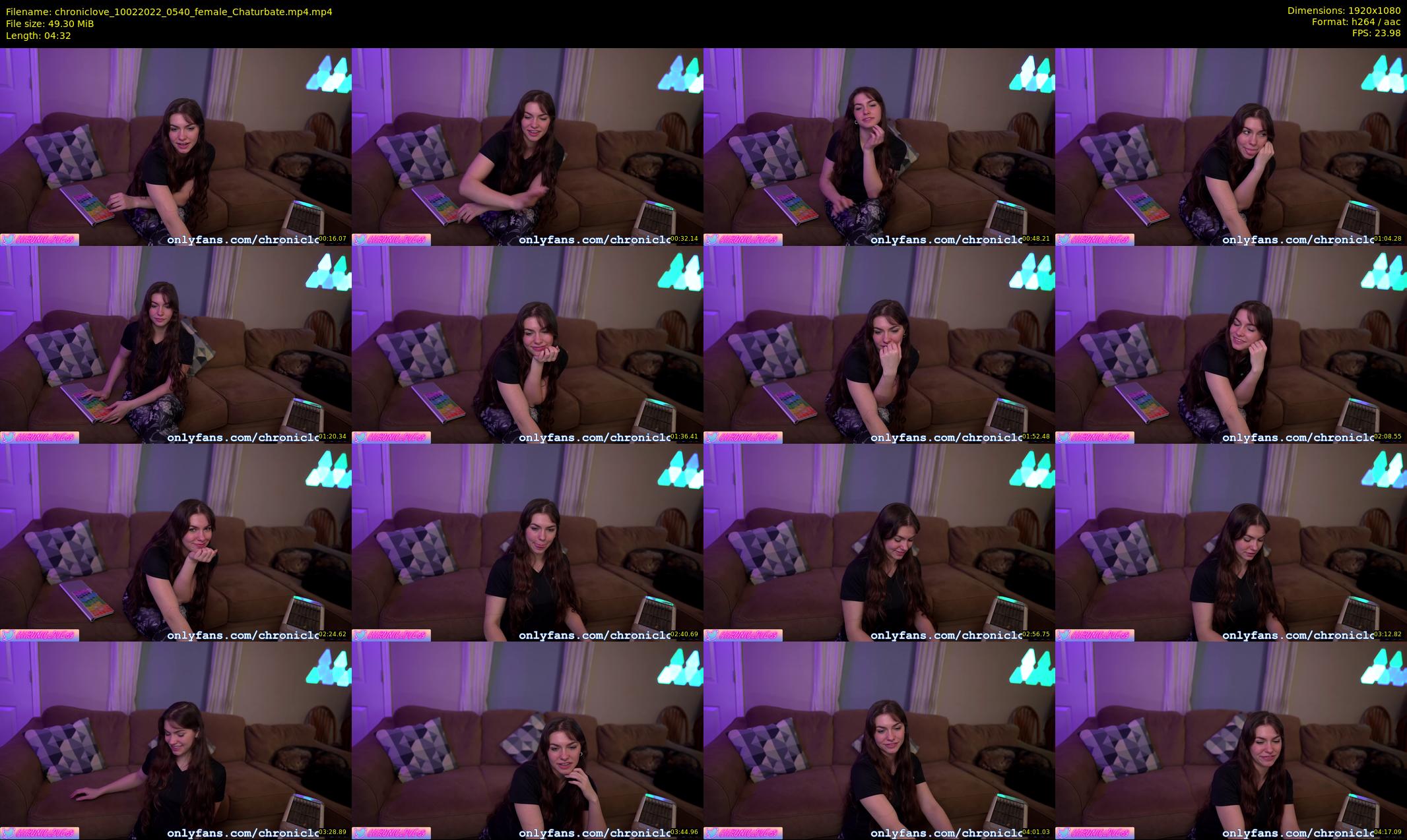 chroniclove — 5 minute Chaturbate female cam show recording, 1080p, Feb 10, 2022