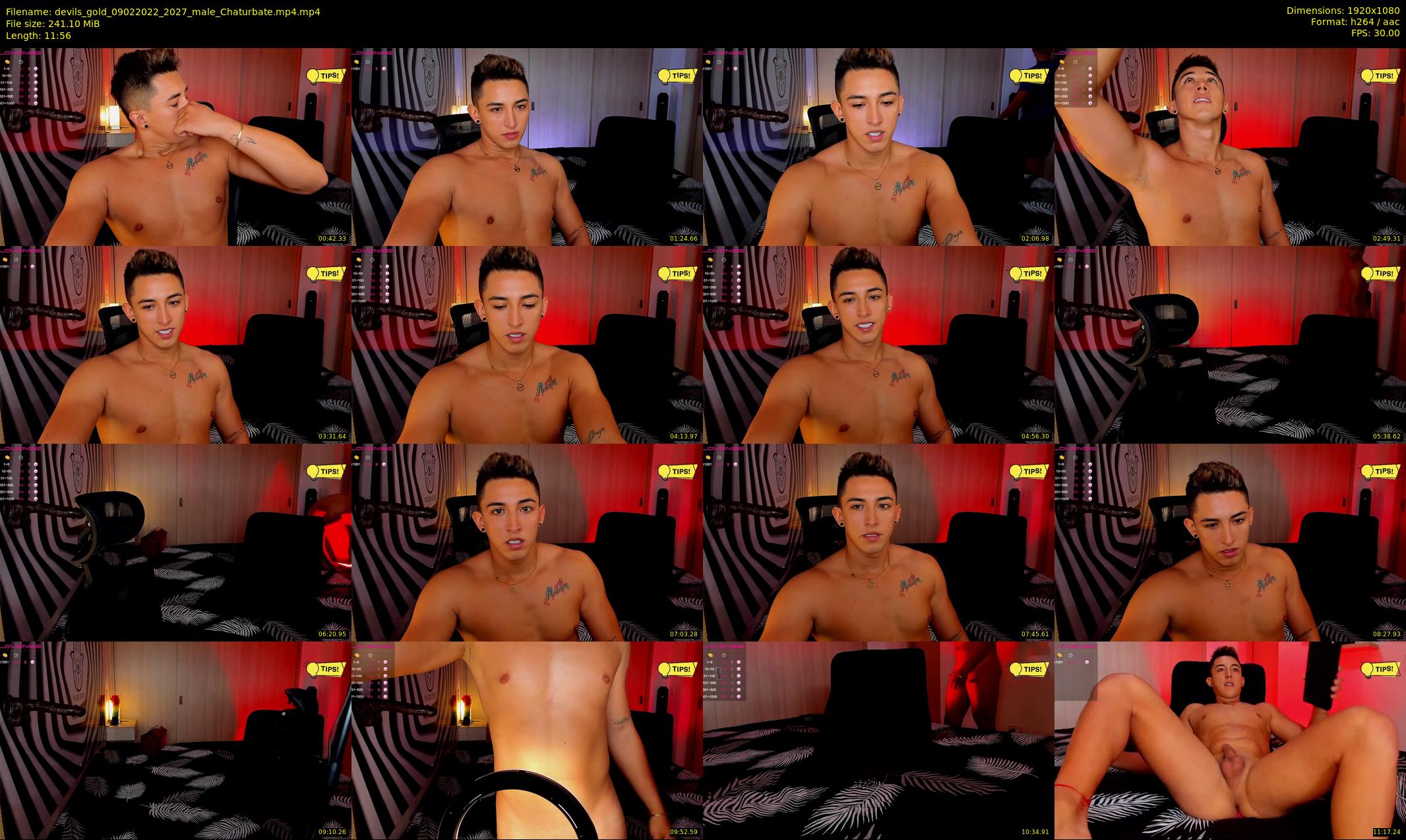 devils_gold — 12 minute Chaturbate male cam show recording, 1080p, Feb 9, 2022