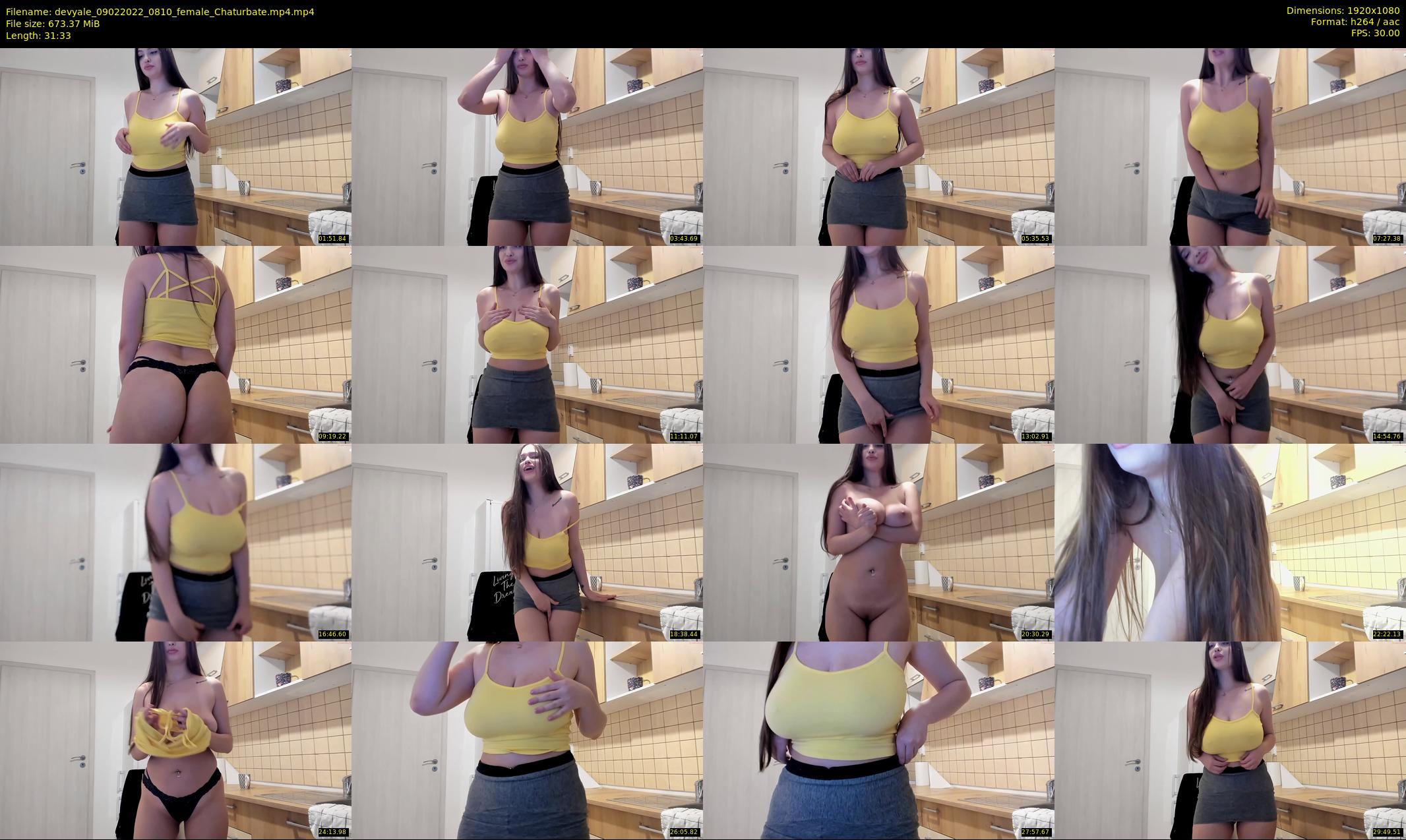 devyale — 32 minute Chaturbate female cam show recording, 1080p, Feb 9, 2022