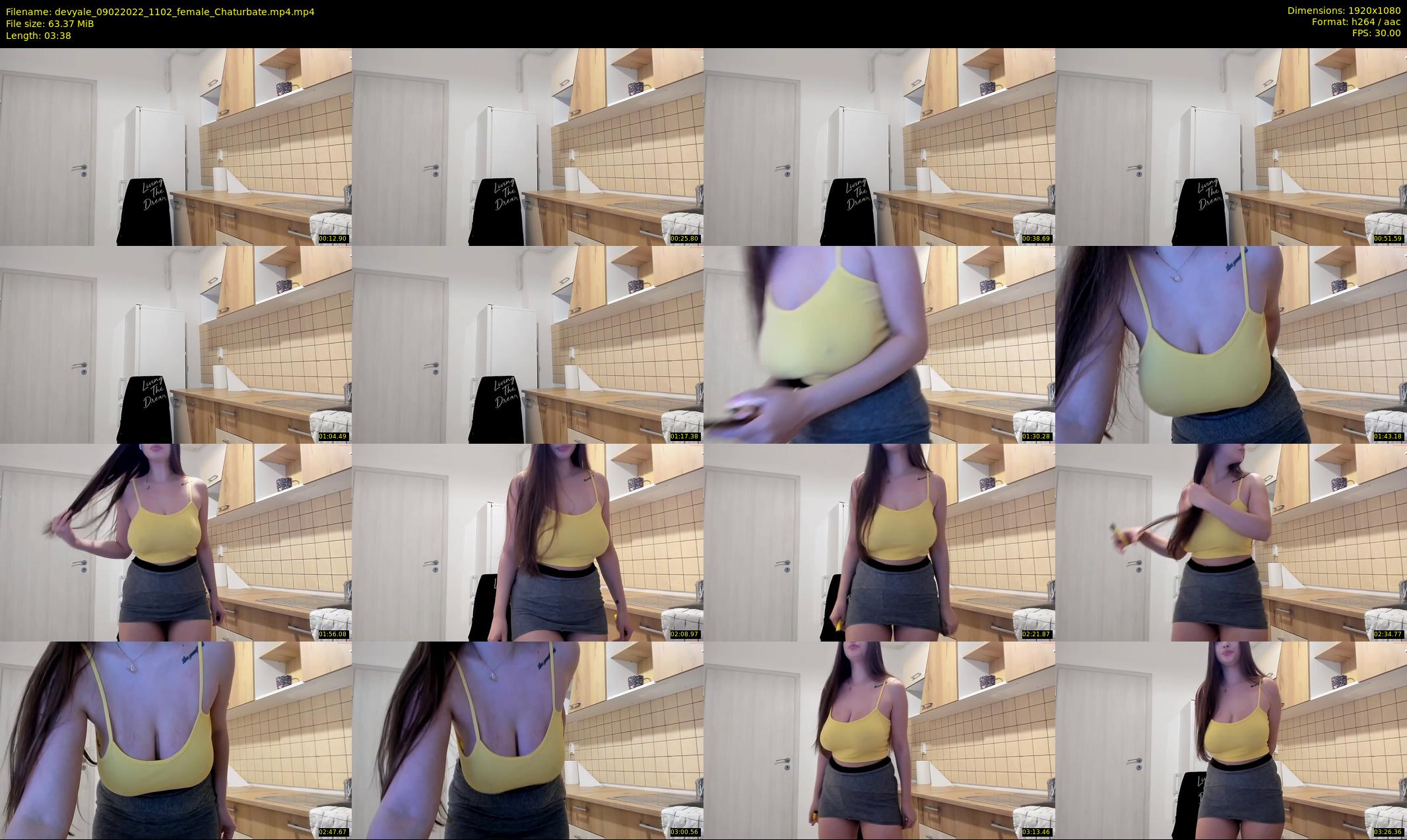 devyale — 4 minute Chaturbate female cam show recording, 1080p, Feb 9, 2022