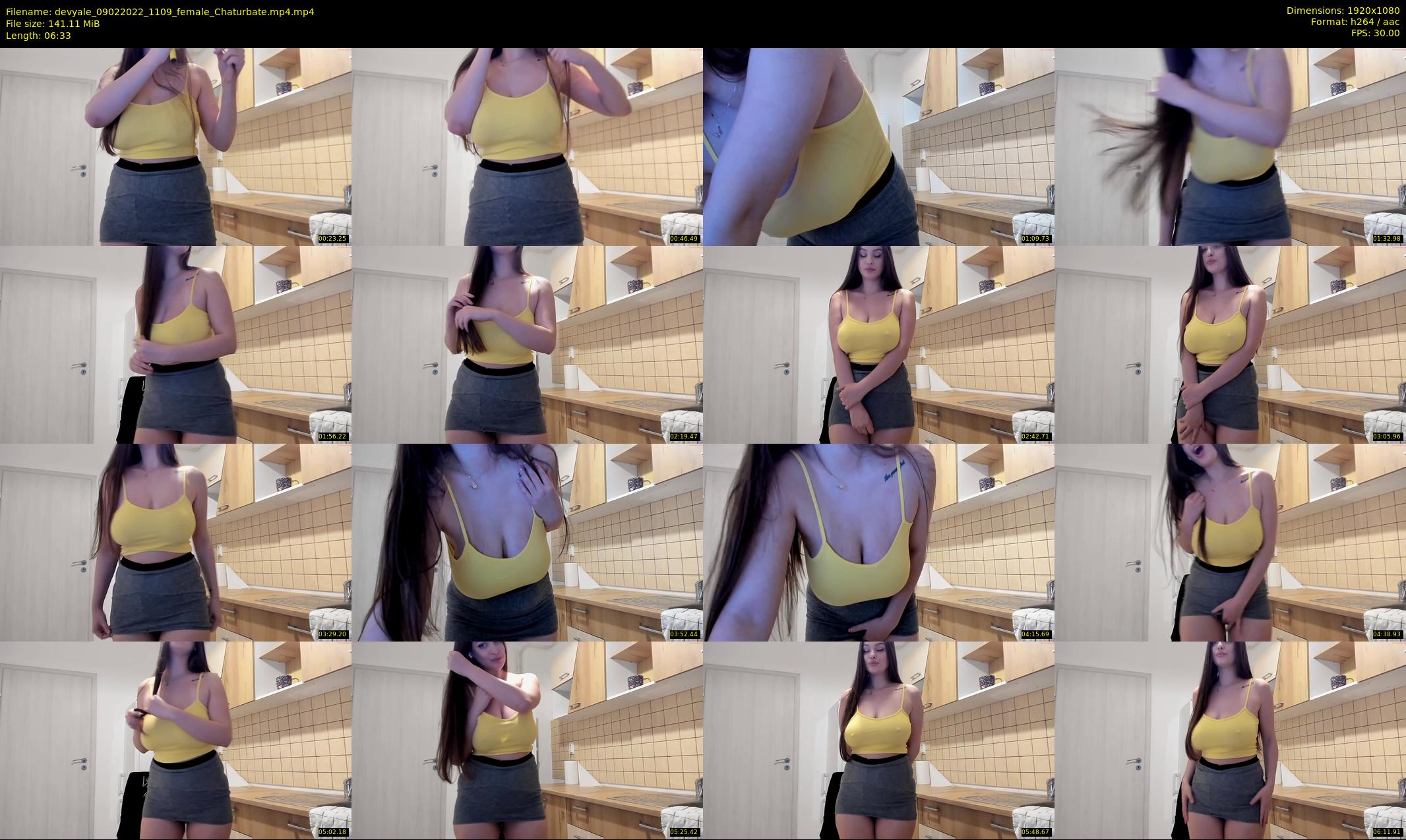 devyale — 7 minute Chaturbate female cam show recording, 1080p, Feb 9, 2022
