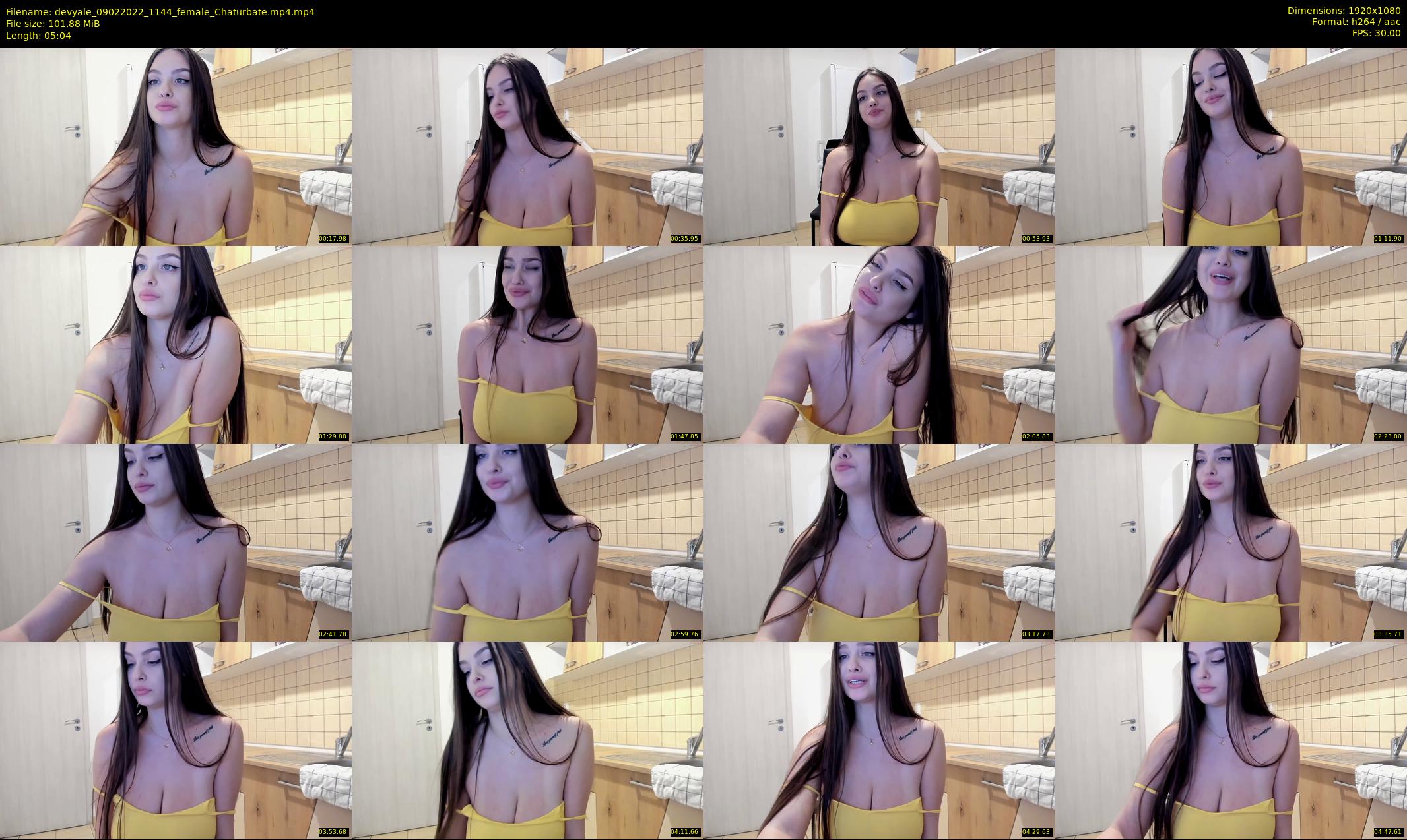 devyale — 6 minute Chaturbate female cam show recording, 1080p, Feb 9, 2022