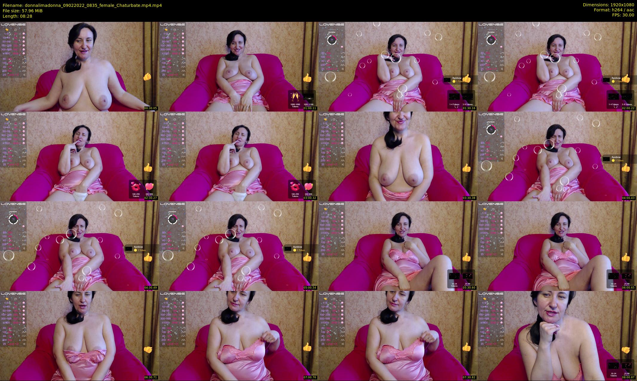 donnalimadonna — 9 minute Chaturbate female cam show recording, 1080p, Feb 9, 2022